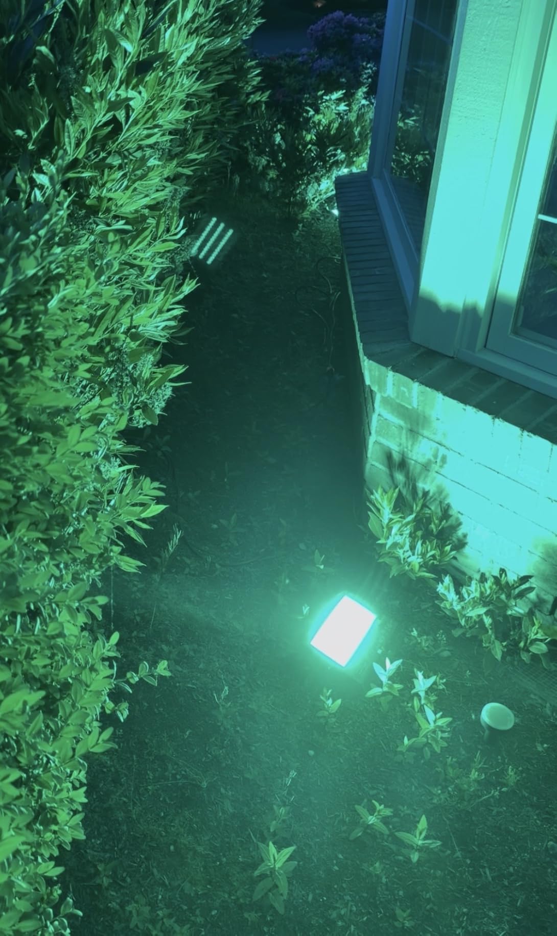LED Flood Light Outdoor 800W Equivalent 8000LM Smart RGB Landscape Lighting customer photo 2