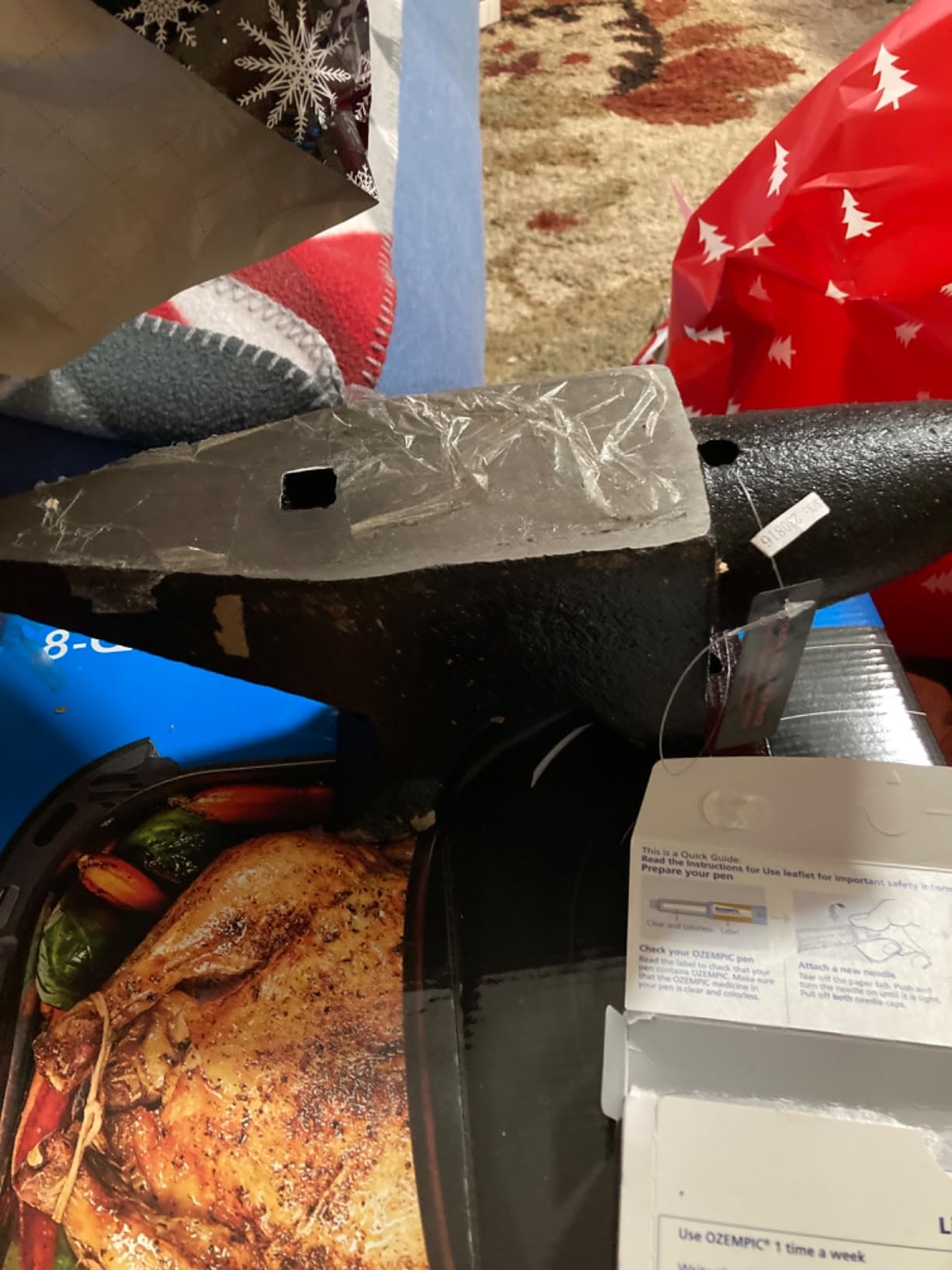 VEVOR Cast Steel Anvil, 22 Lbs(10kg) Double-Horn Anvil with Large Countertop and Stable Base, High Hardness Rugged Round Horn Anvil Blacksmith, for Bending, Shaping customer photo 1