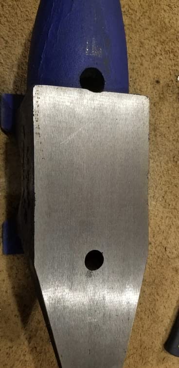 VEVOR Cast Steel Anvil, 22 Lbs(10kg) Double-Horn Anvil with Large Countertop and Stable Base, High Hardness Rugged Round Horn Anvil Blacksmith, for Bending, Shaping customer photo 2