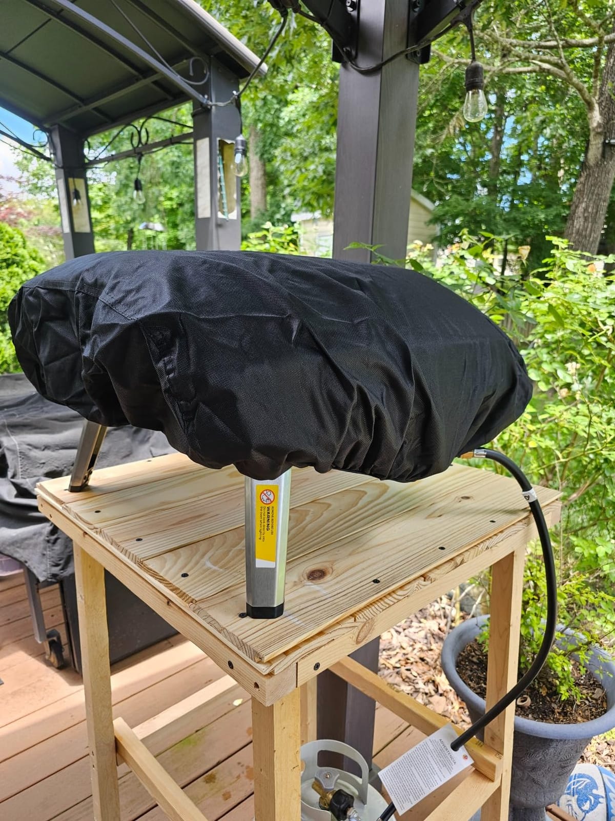 ZJYWSCH Pizza Oven Cover for Ooni Koda 16 Gas Pizza Oven 600D Heavy Duty Portable Gas Pizza Oven Cover Koda 16 Outdoor Waterproof customer photo 1