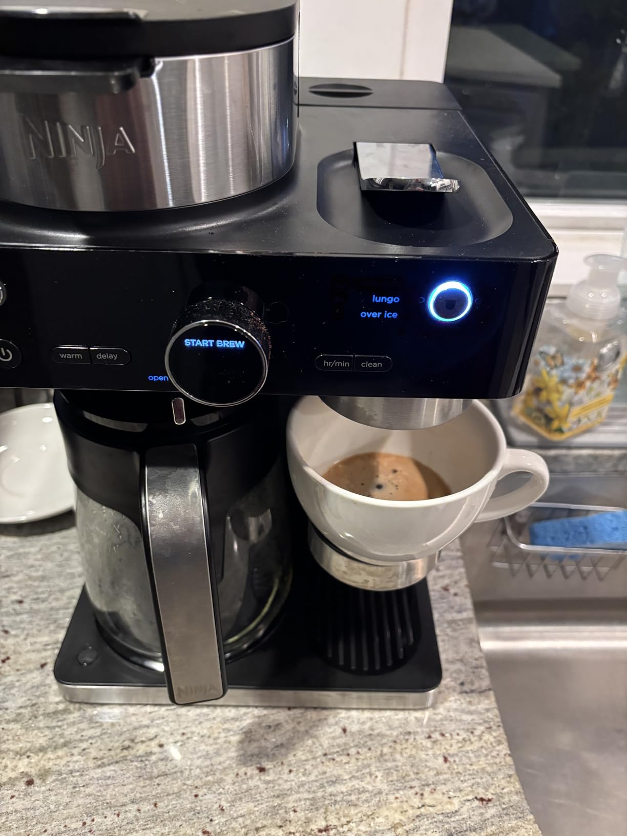Ninja Espresso & Coffee Maker, Nespresso Capsule Compatible, Black, CFN601 customer photo 1