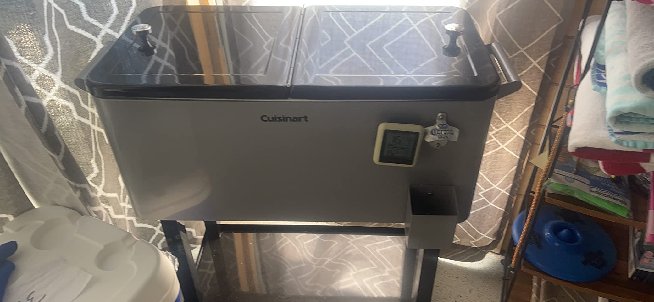 Cuisinart Cooler Cart with Caster Wheels, Dual-Sided Lid, 80-Quart customer photo 1