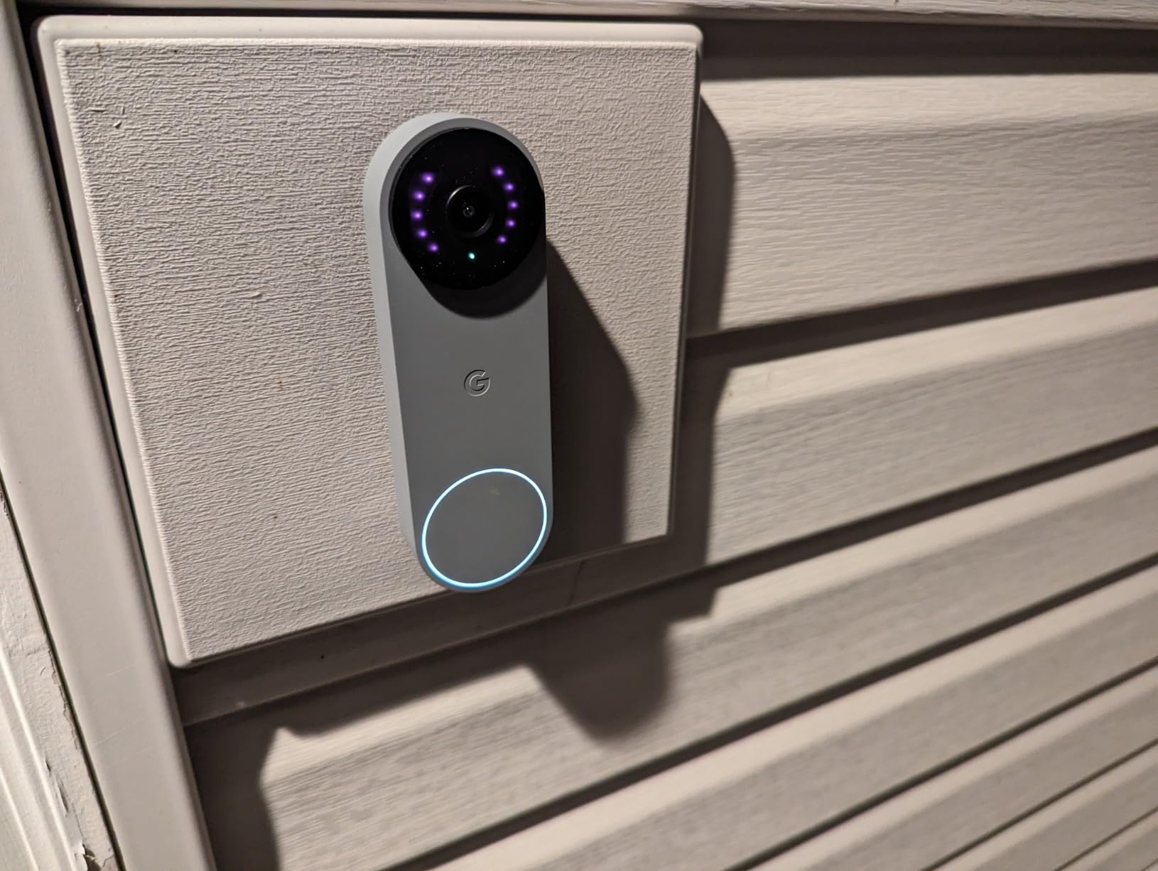 Google Nest Doorbell - (Wired, 2nd Gen) - Wired Video Doorbell Camera - Doorbell Security Camera - Ash customer photo 1