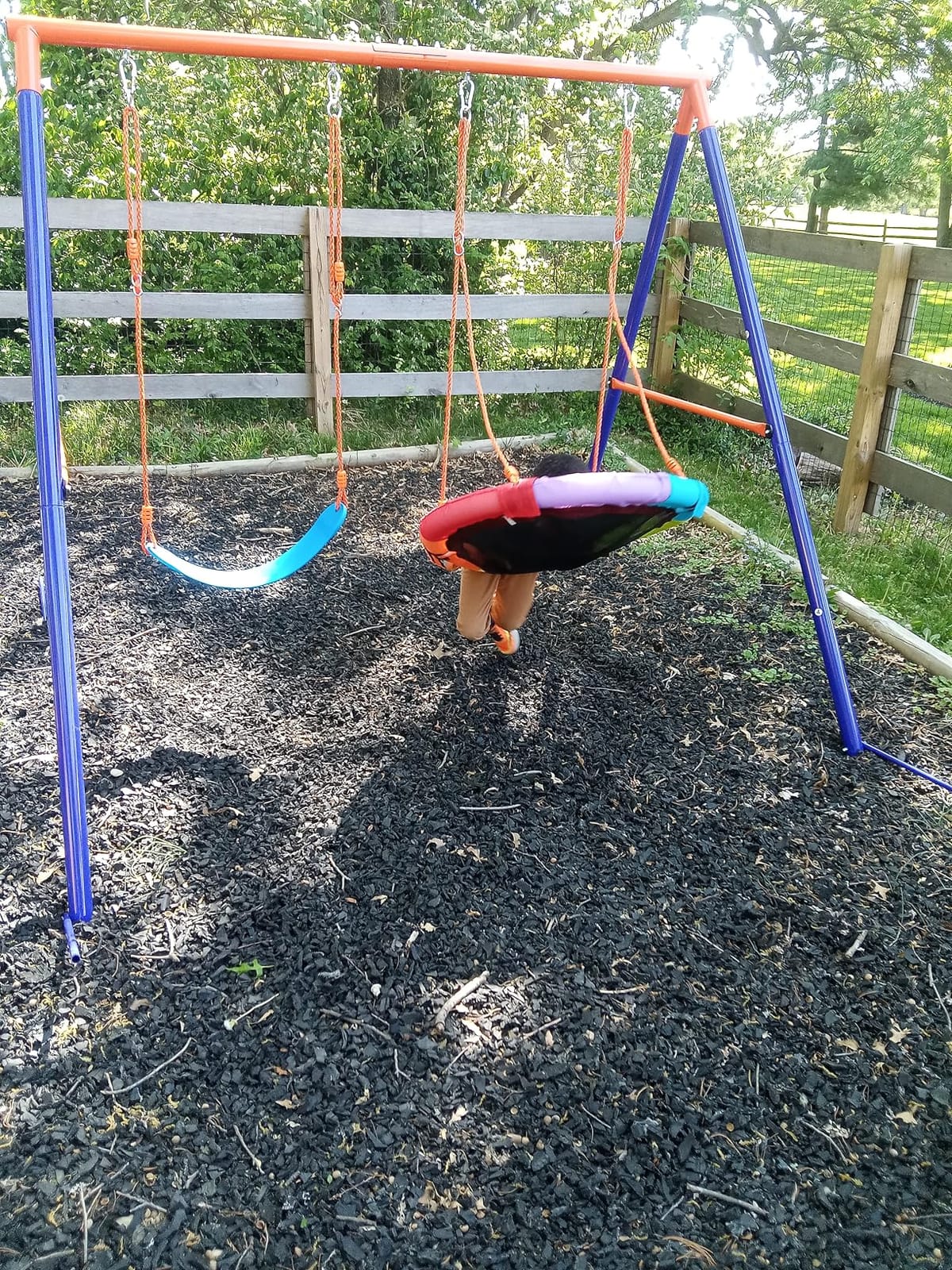 Amictoy Swing Set for Backyard, 32