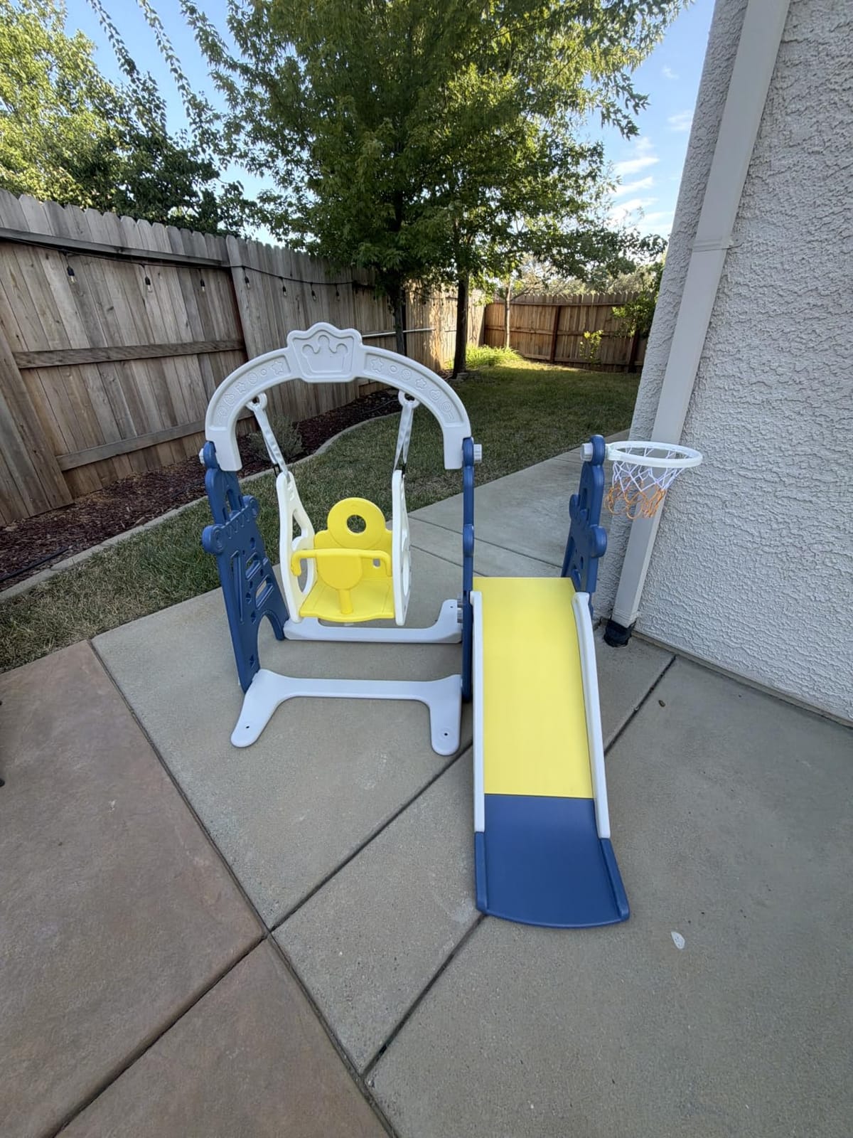 NYEEKOY 4-in-1 Toddler Slide & Swing Set for Toddlers Age 1-3 customer photo 1