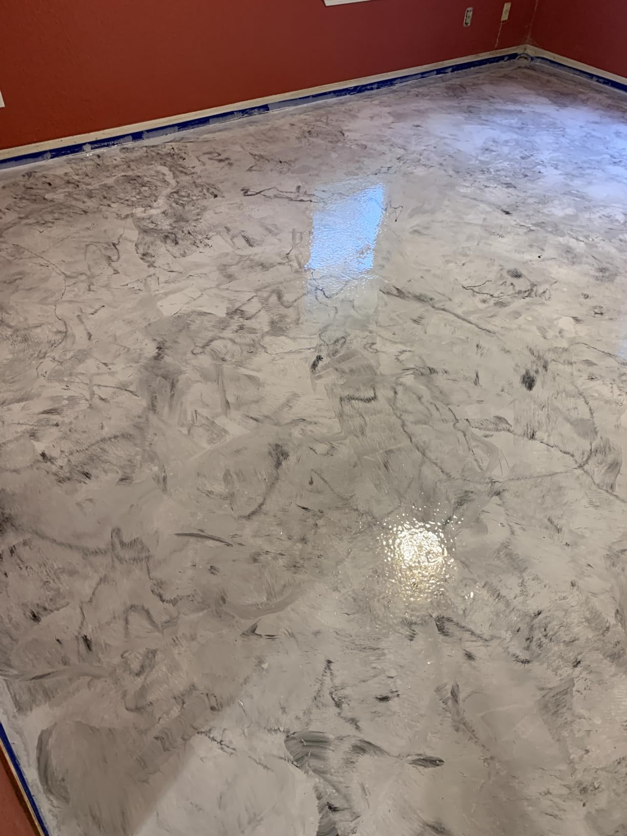BP Resins: Single Shot |100% Solids Epoxy Resin Kit (3 Gallons) Solvent-Less, Two Component Gloss Coat Finish- Low VOC! Industrial Use, Garages, Floors, Wood, Acrylic & More! (Clear) + Free Mixer customer photo 1