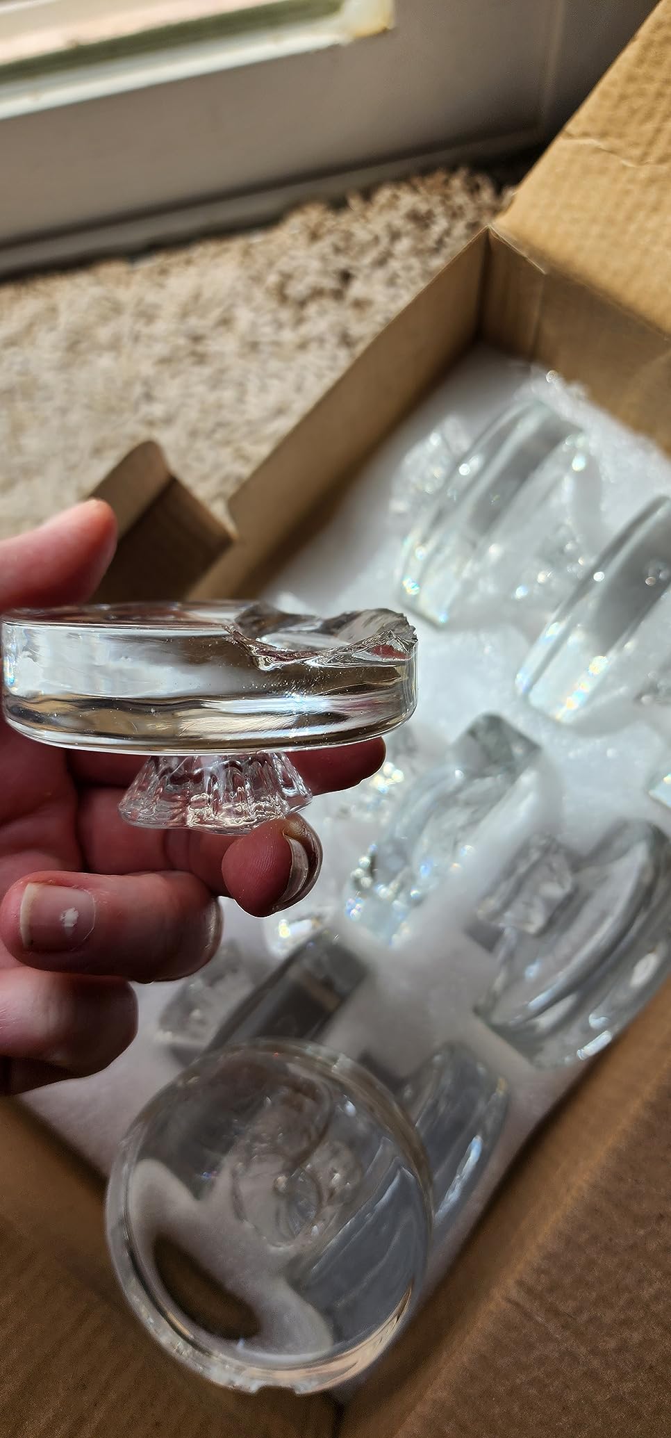 Okllen 9 Pack Glass Fermentation Glass Weights for Large Wide Mouth Mason Jars Easy Grip Handle, Dishwasher Safe customer photo 1