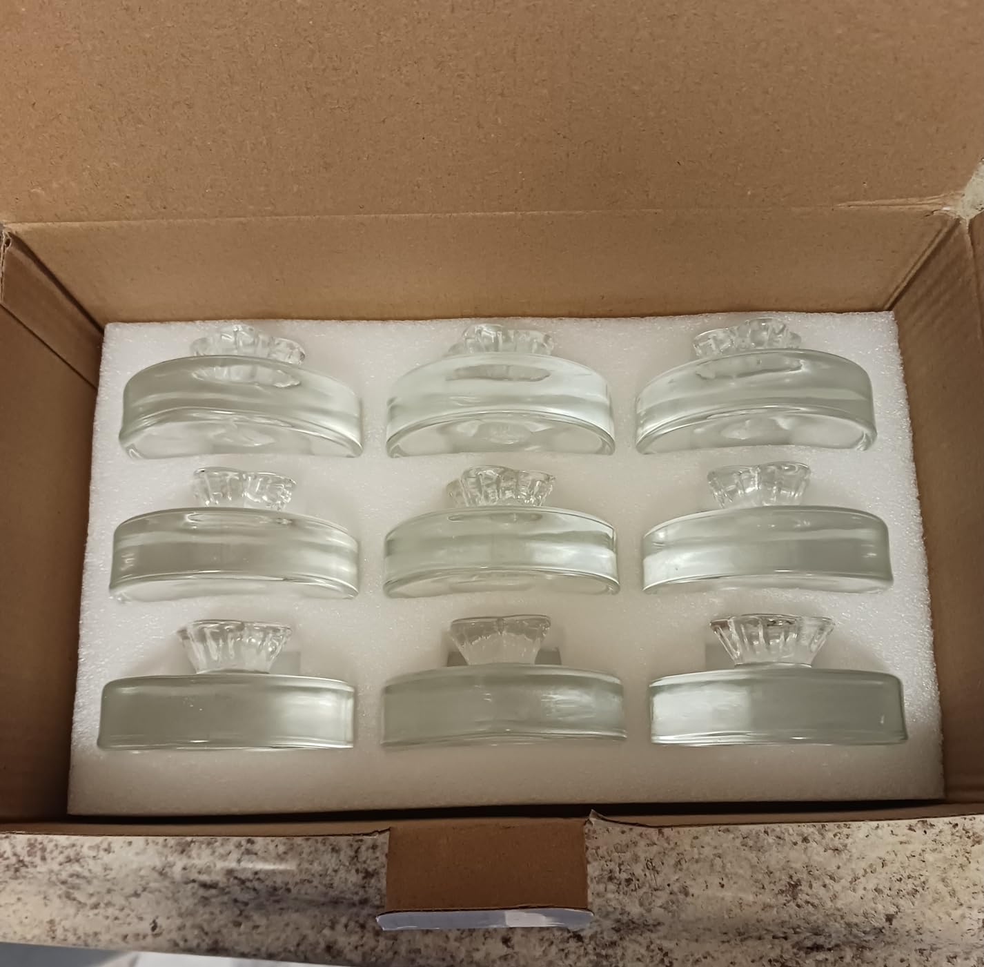 Okllen 9 Pack Glass Fermentation Glass Weights for Large Wide Mouth Mason Jars Easy Grip Handle, Dishwasher Safe customer photo 2