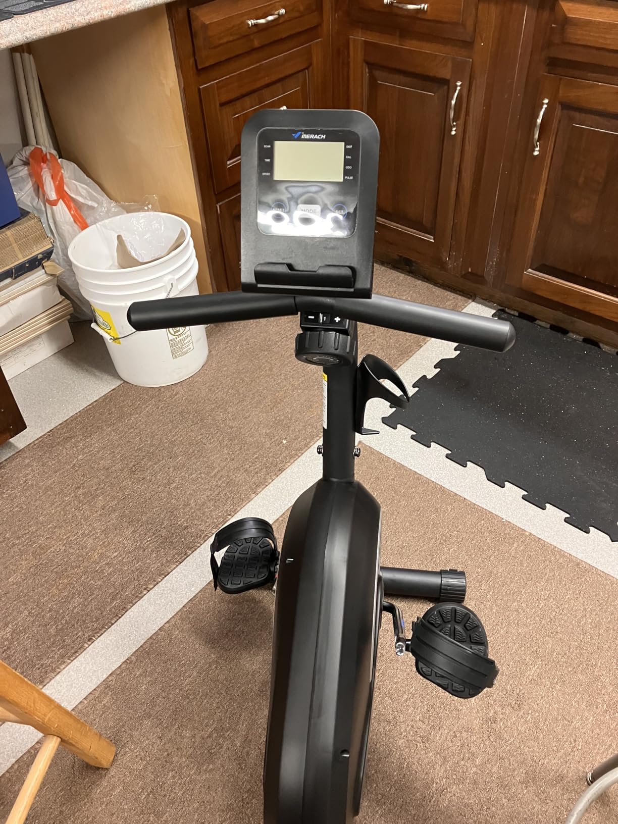 MERACH Recumbent Exercise Bikes for Home with Smart Bluetooth Equipment App, LCD, Heart Rate Handle Stationary Bikes for Home, Magnetic Recumbent Exercise Bike for Seniors Gym S08/S23 customer photo 2
