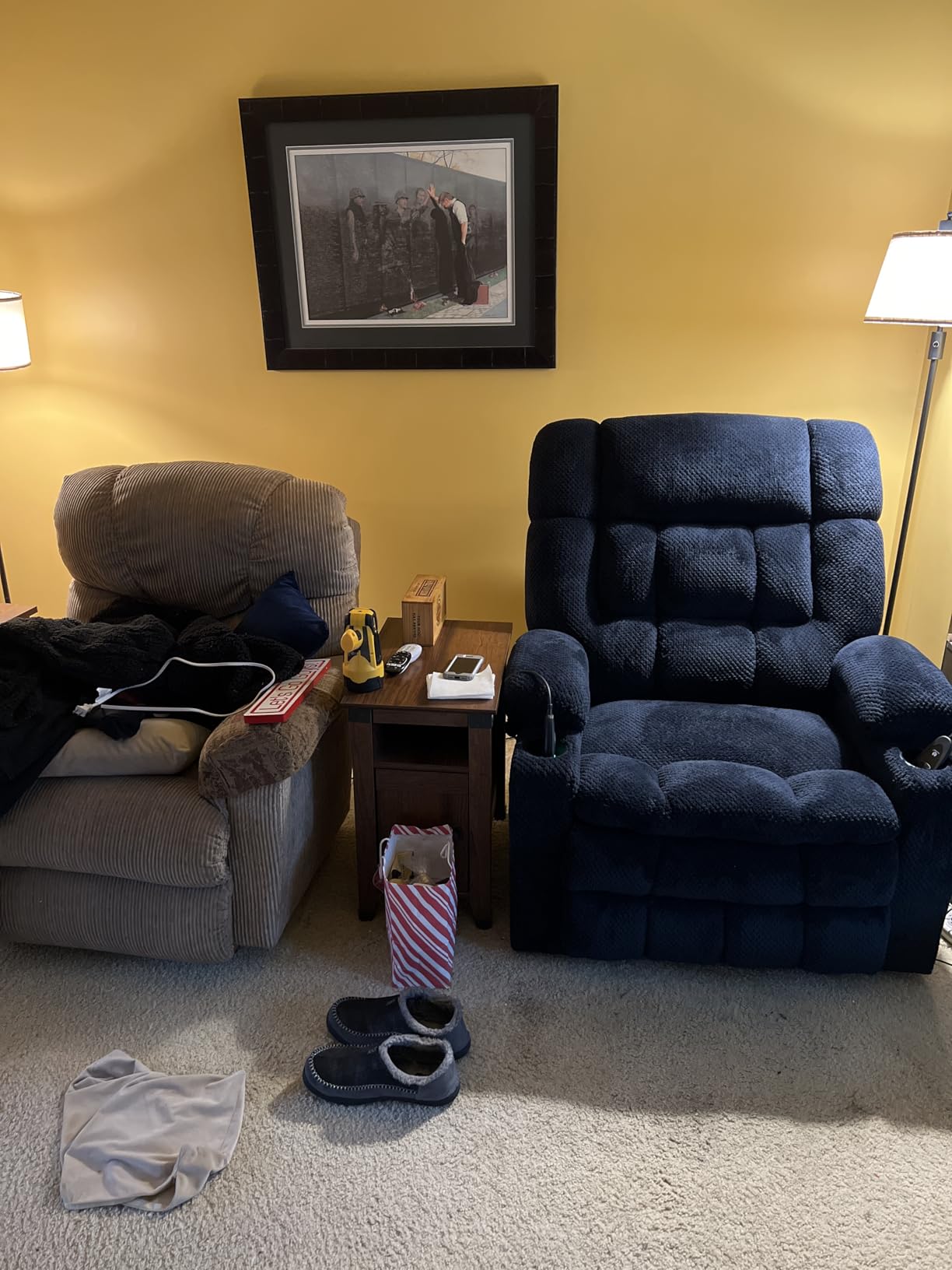 MCombo Dual Motor Power Lift Recliner Chair for Elderly, Massage Heat 7890 customer photo 1
