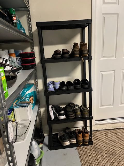 IRIS USA Plastic Storage Shelves |Made in USA| 64