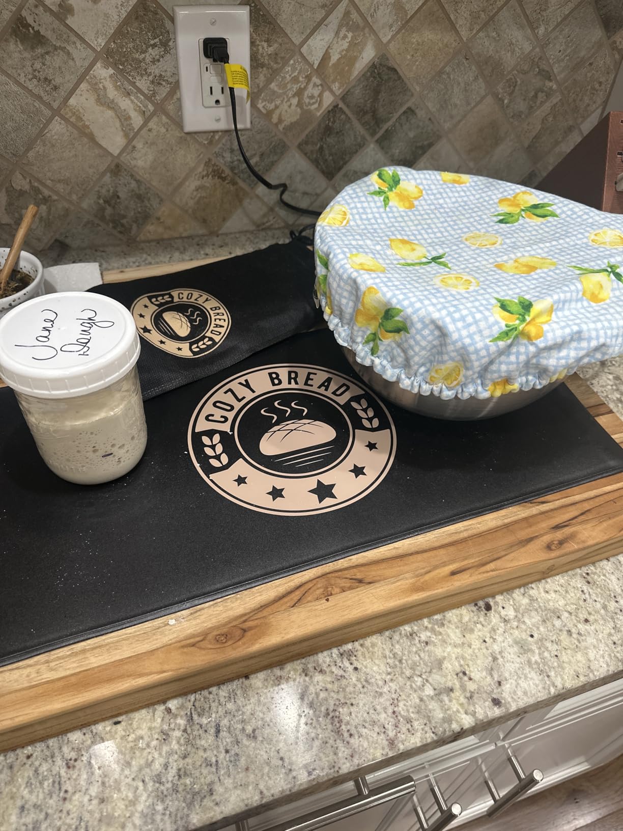Cozy Bread® Sourdough Bread Proofing Mat for Home Bakers | USA Brand | Thermostat Controlled Bread Proofer (10