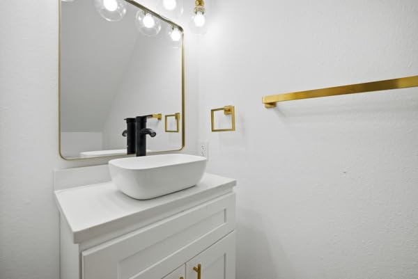 J-FAMILY 14.5'' x 10'' Small Bathroom Compact Vessel Sink Above Counter White Porcelain Ceramic Sink Small Vanity Sink Lavatory Wash Basin customer photo 2