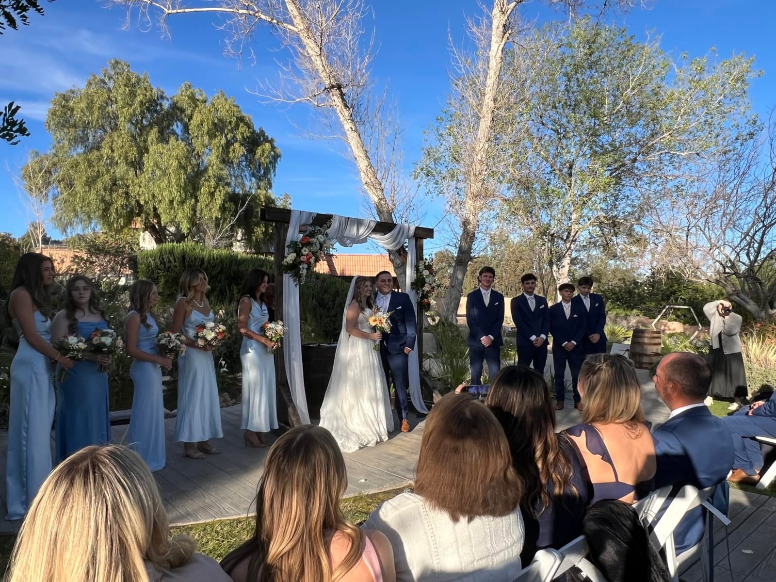 Wooden Wedding Arch 7.2FT Square Wood Arches Arbor Backdrop Stand customer photo 1