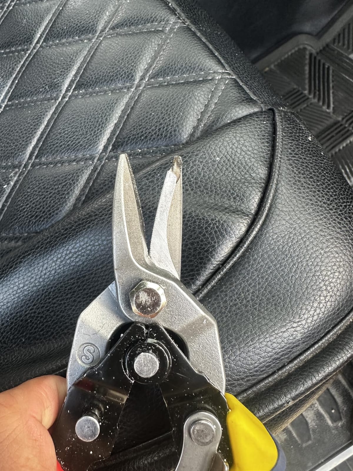 WORKPRO 8 Inch Aviation Snips, Heavy Duty Metal Cutter, Straight Cut customer photo 1