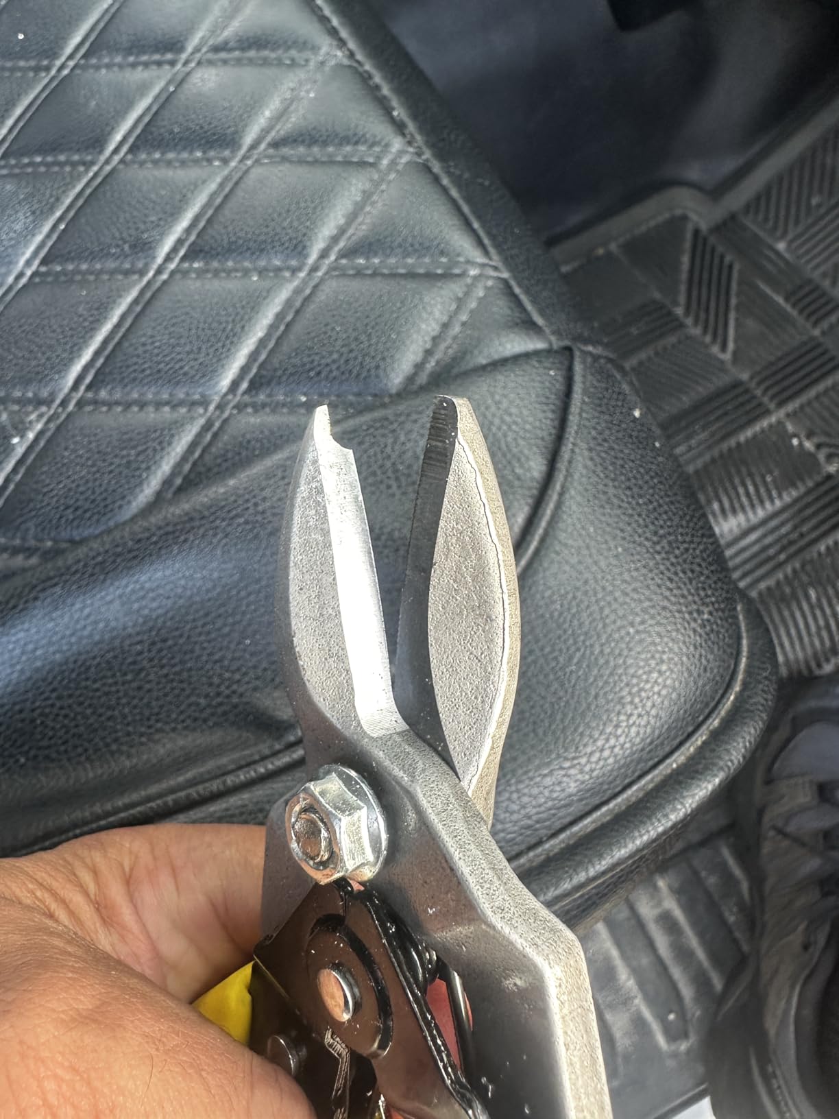 WORKPRO 8 Inch Aviation Snips, Heavy Duty Metal Cutter, Straight Cut customer photo 2