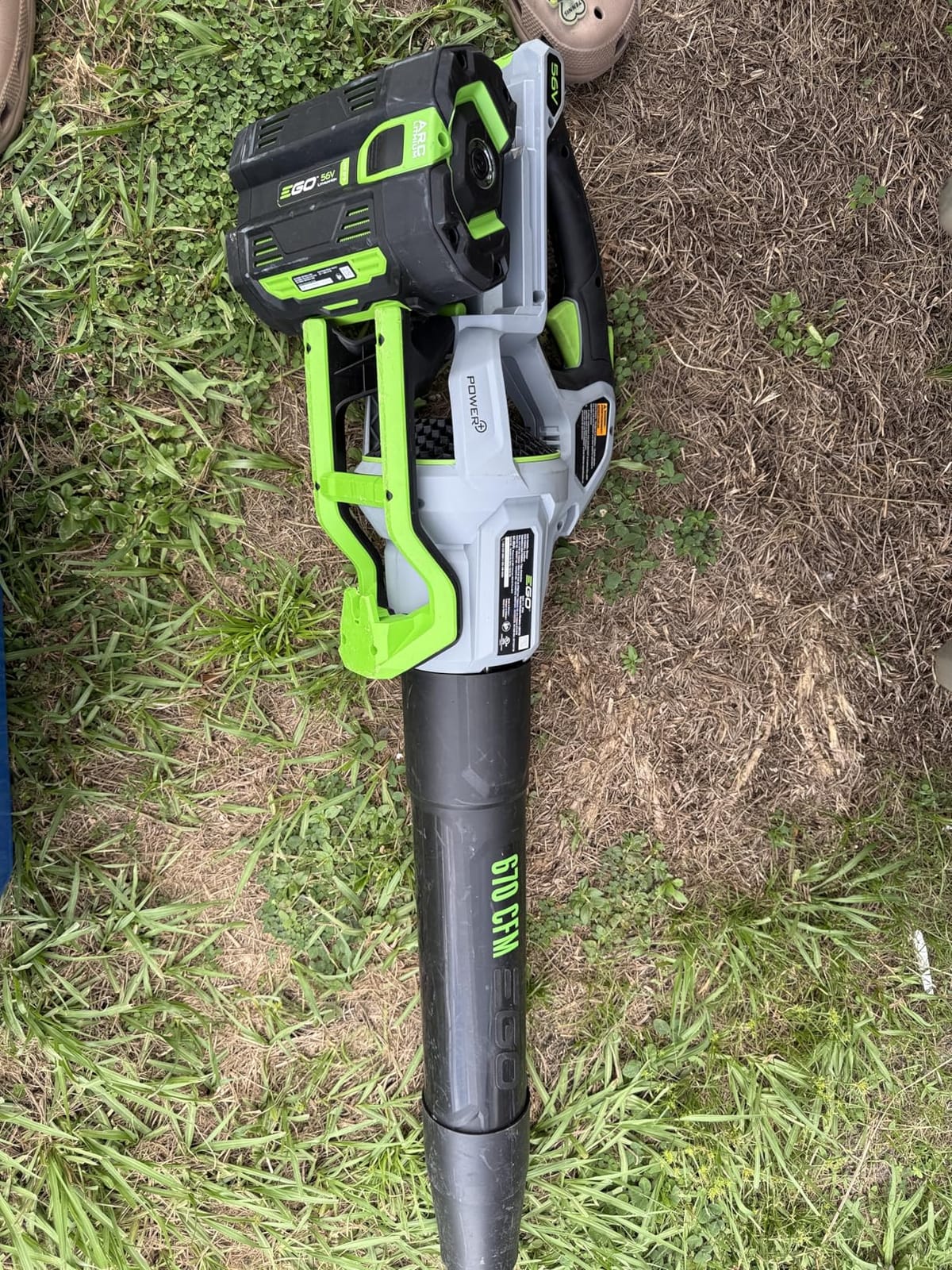 EGO POWER+ Cordless Electric Leaf Blower, 670 CFM, with Battery - LB6703 customer photo 1