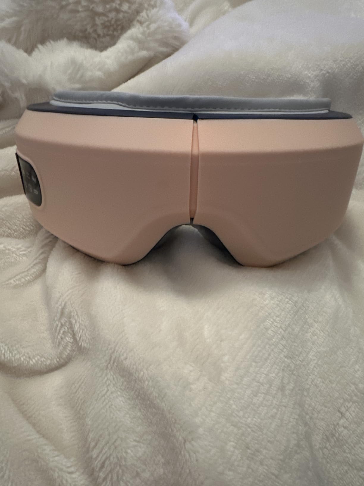 Eye Massager with Airbag Kneading,Constant Temperature Hot Compress, Multi-Frequency Vibration and Bluetooth Music (Blush Pink, Large) customer photo 1