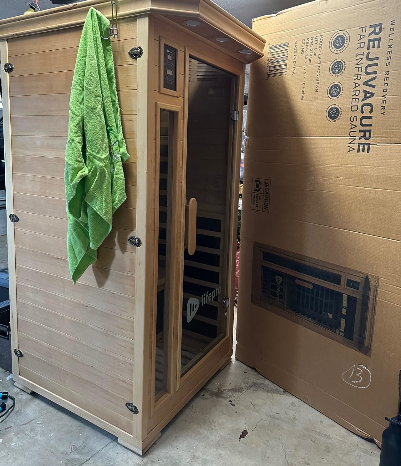 LifePro Rejuvacure 1 or 2 Person Indoor Sauna, Red Light, Low EMF Models customer photo 1