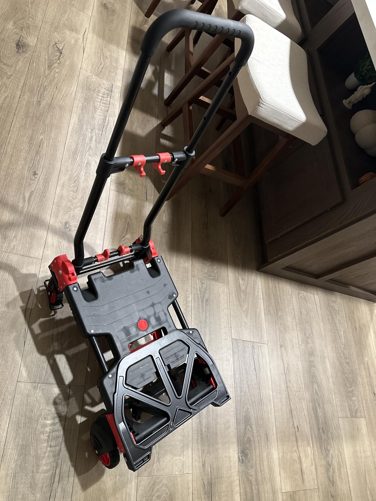 JJSMKCH 2-in-1 Hand Truck Dolly Foldable,330LB Capacity Hand Dolly customer photo 2