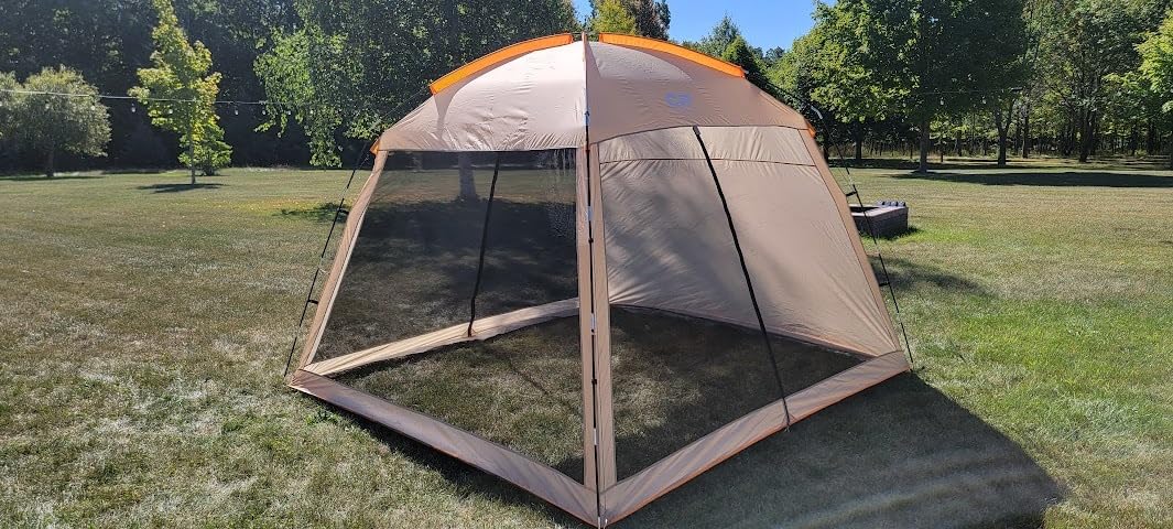 CAMPROS CP Screen House Tent 10 x 10 Ft Screened Mesh Net Wall Canopy customer photo 1