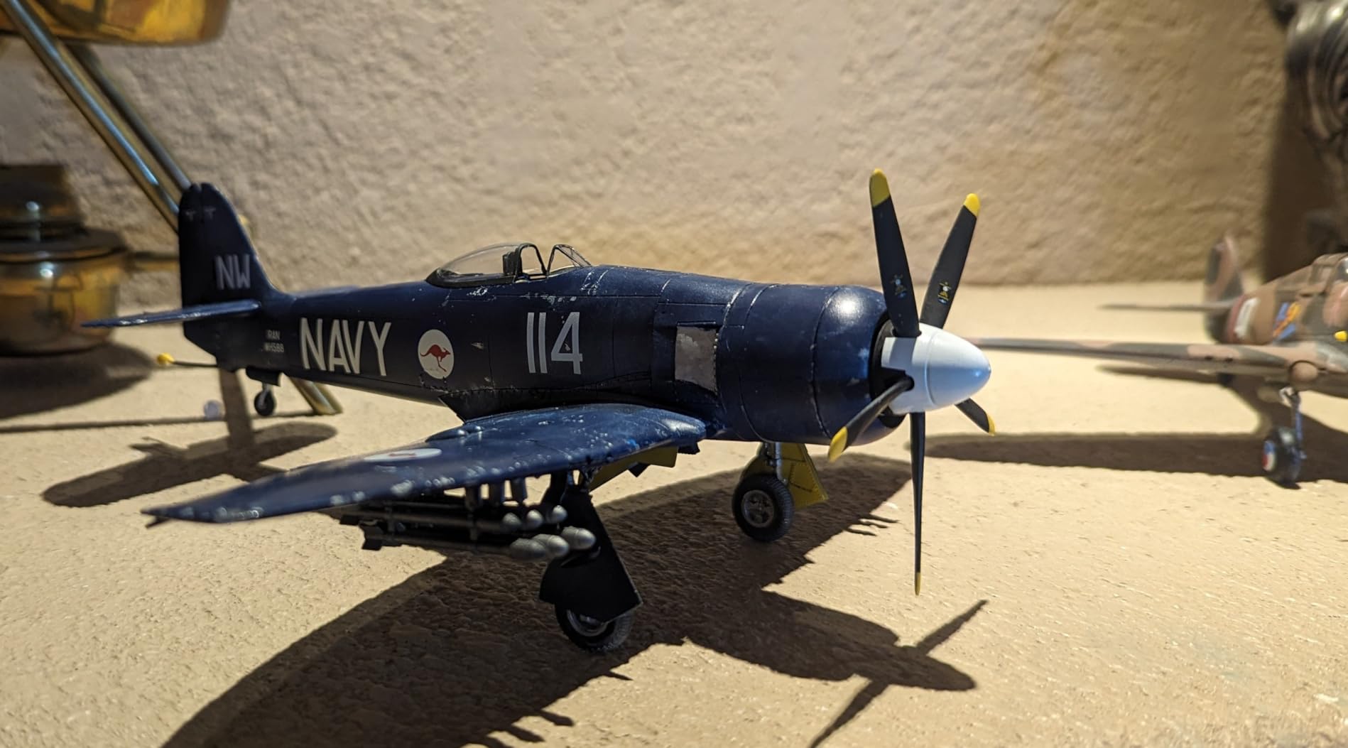 Airfix Model Airplane Kit Gift Set - A06105A Hawker Sea Fury FB.11, Plastic Plane Model Kits for Adults & Kids 14+, Skill Level 2, 1:48 Scale WW2 Military Aircraft Models for Beginners customer photo 2