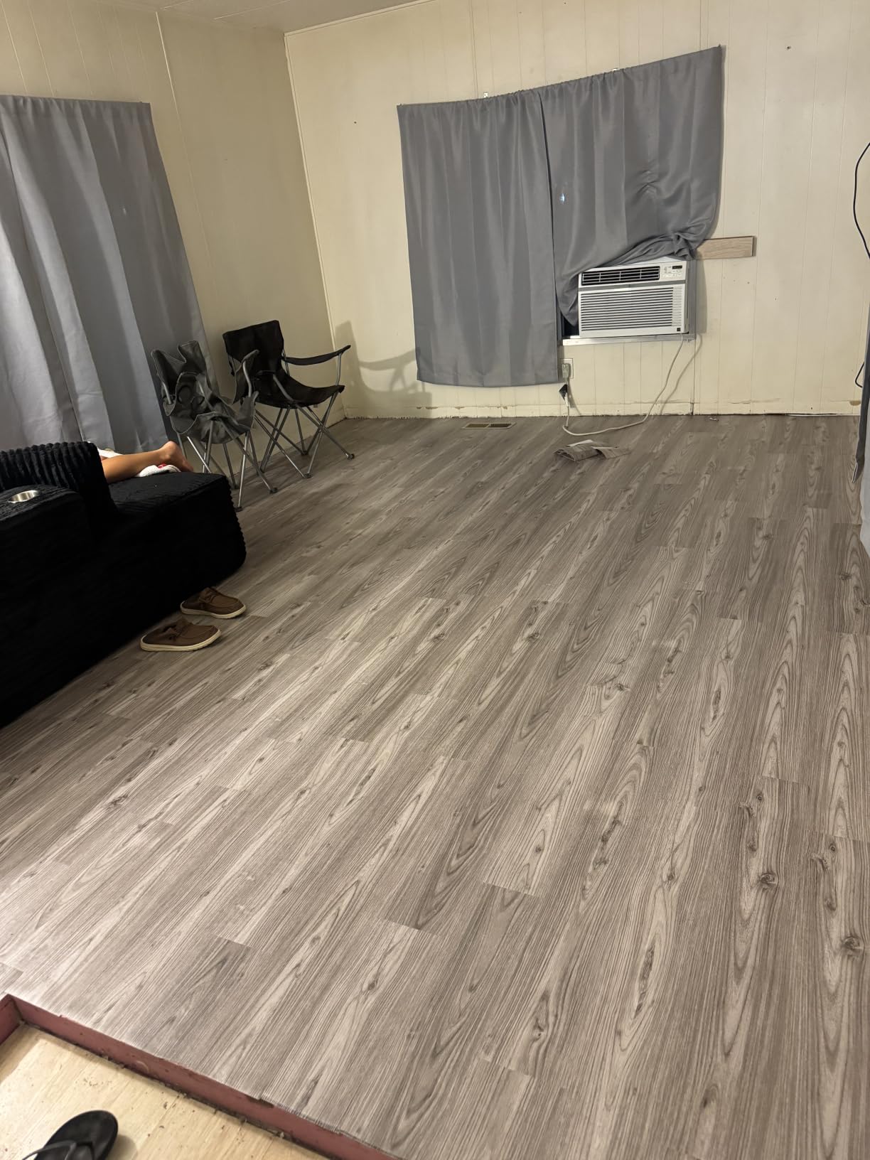 Lareko Peel and Stick Floor Tile, Waterproof Vinyl Plank Flooring customer photo 1