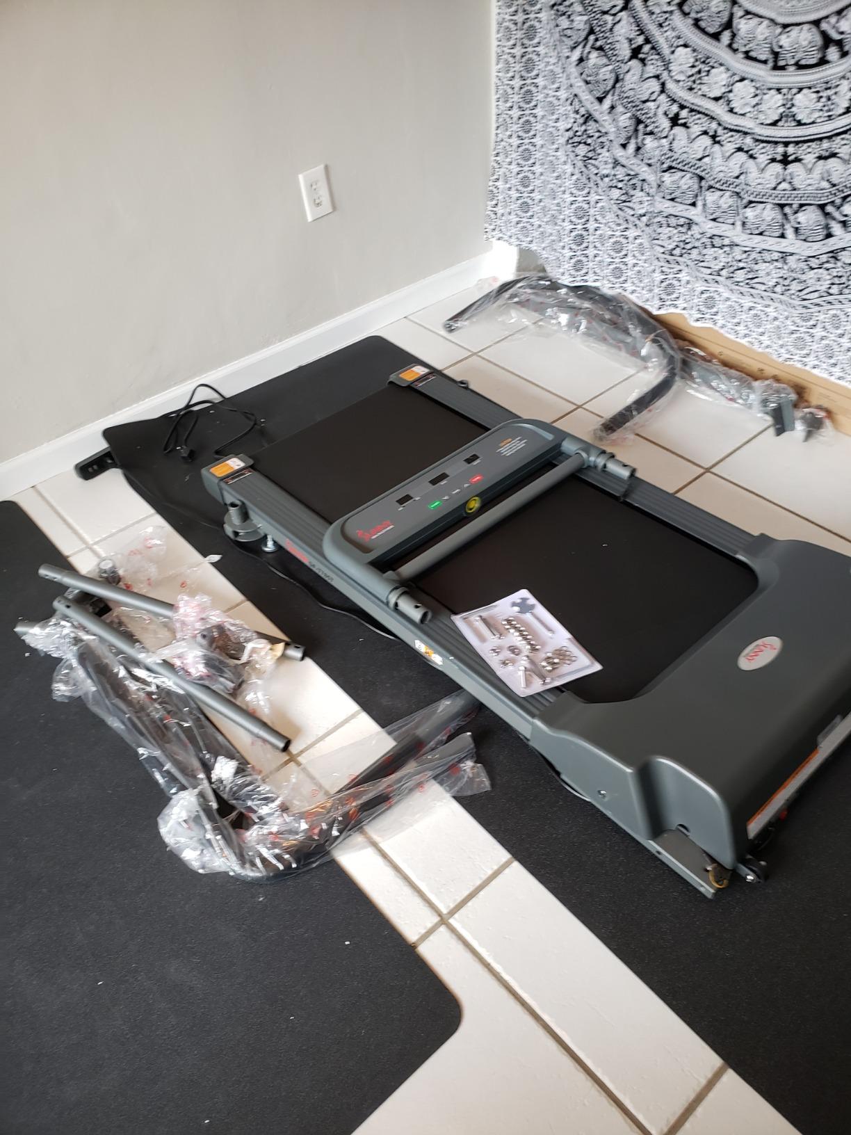 Sunny Health & Fitness Treadpad Low Profile Treadmill Walking Pad customer photo 1