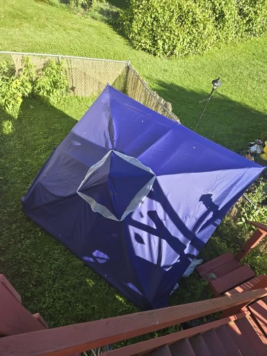 LAUSAINT HOME 10x13 Gazebo Canopy with Netting, Curtains & Double Roof customer photo 1