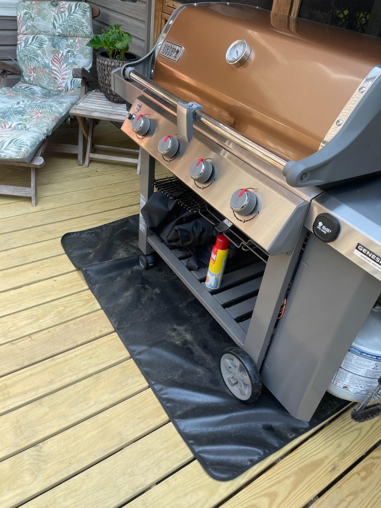 Protebox 60 x 40 inch Under Grill Mats for Outdoor Grill BBQ Deck Protector customer photo 1
