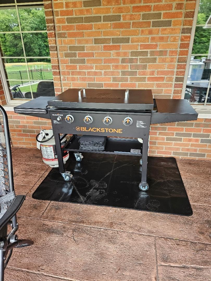 Protebox 60 x 40 inch Under Grill Mats for Outdoor Grill BBQ Deck Protector customer photo 2