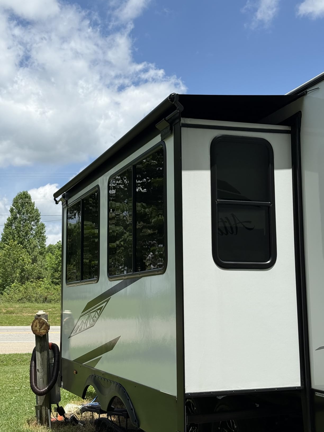 Awnlux Black Modular Slide Topper Awning Slide Out Awning Kit Slide Out Protection for RVs, Travel Trailers, 5th Wheels, and Motorhomes-13'6