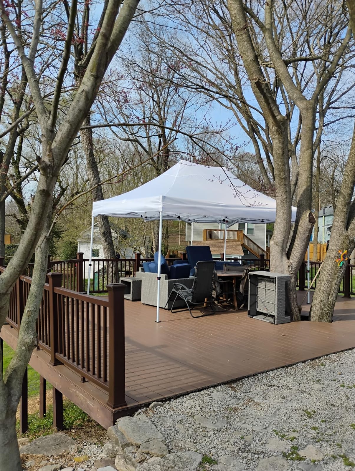 CROWN SHADES 10X10 Commercial Pop Up Canopy Tent with Sidewalls, White customer photo 1