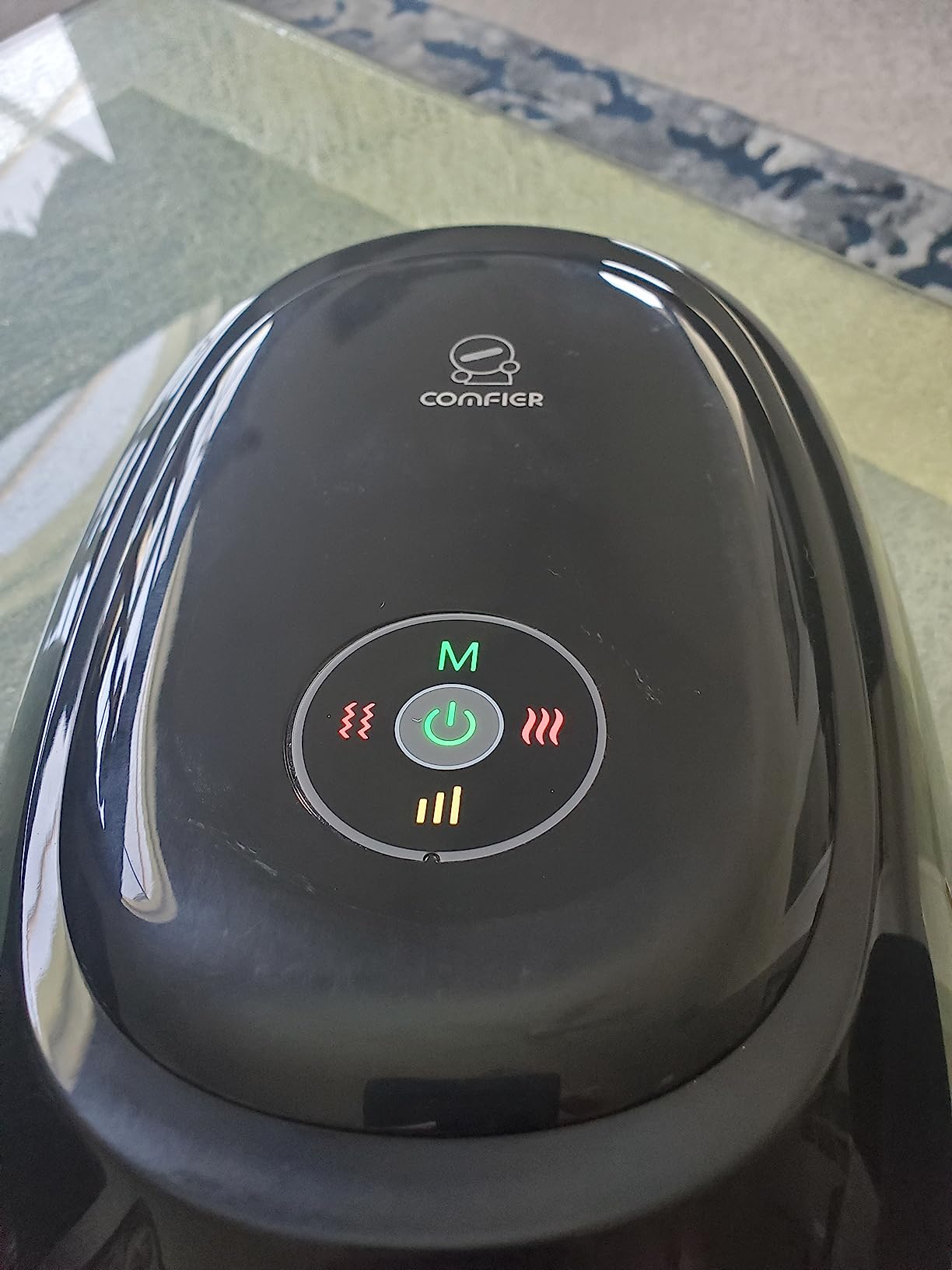 COMFIER Smart Hand Massager Machine,APP Control,Hand Massage with Heat and Compression,Massager for Arthristis,Carpal Tunnel,Hand Wrist Finger Massager,3 Heat Levels&3 Intensities,Gifts for Women,Men customer photo 2