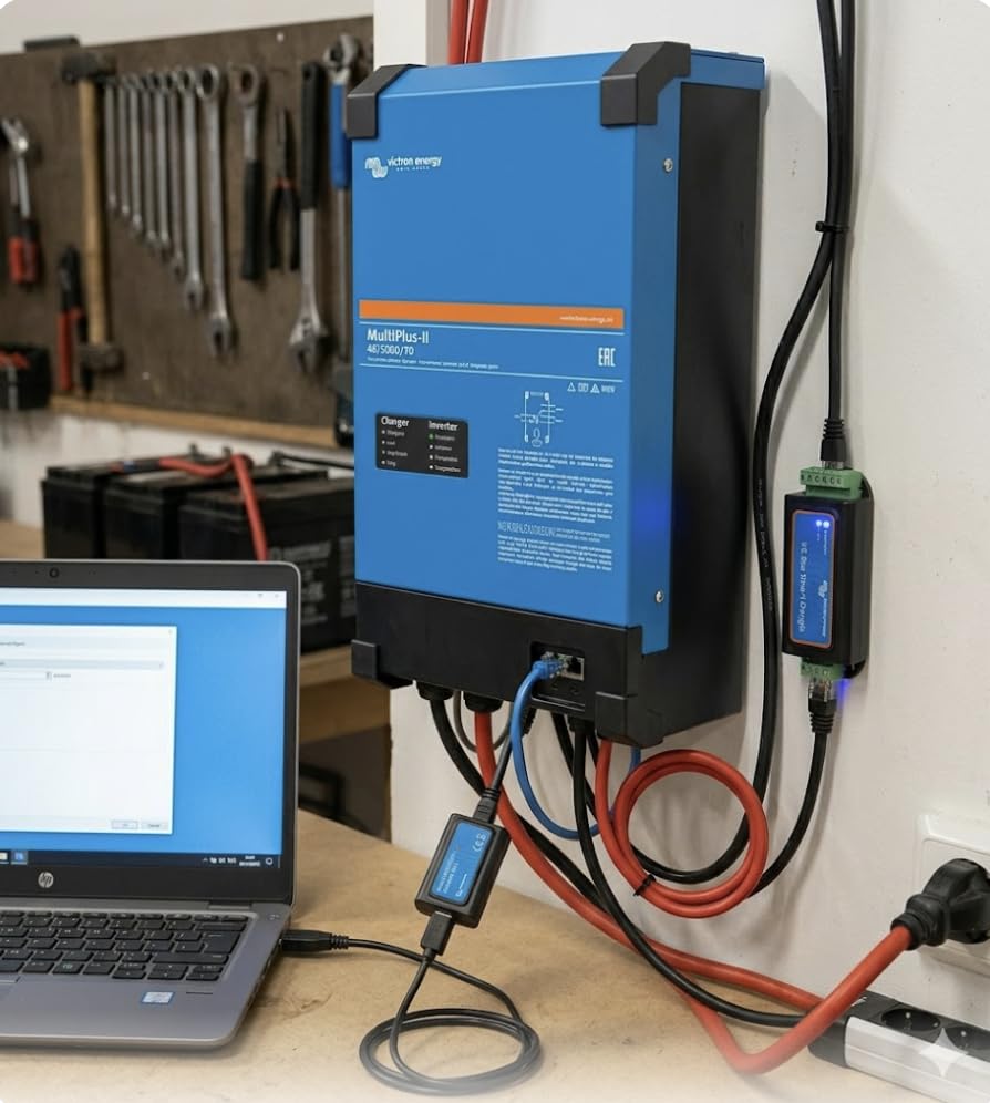 Victron Energy MultiPlus-II Inverter/Charger 120VAC 3000VA 12V 120A | Pure Sine Wave Inverter Charger, UL-Certified customer photo 1