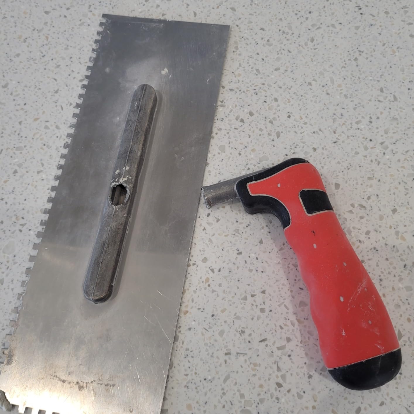 Stainless Steel Tile Tools Set 3PC, Trowel Concrete Tool, Notched Trowel customer photo 1