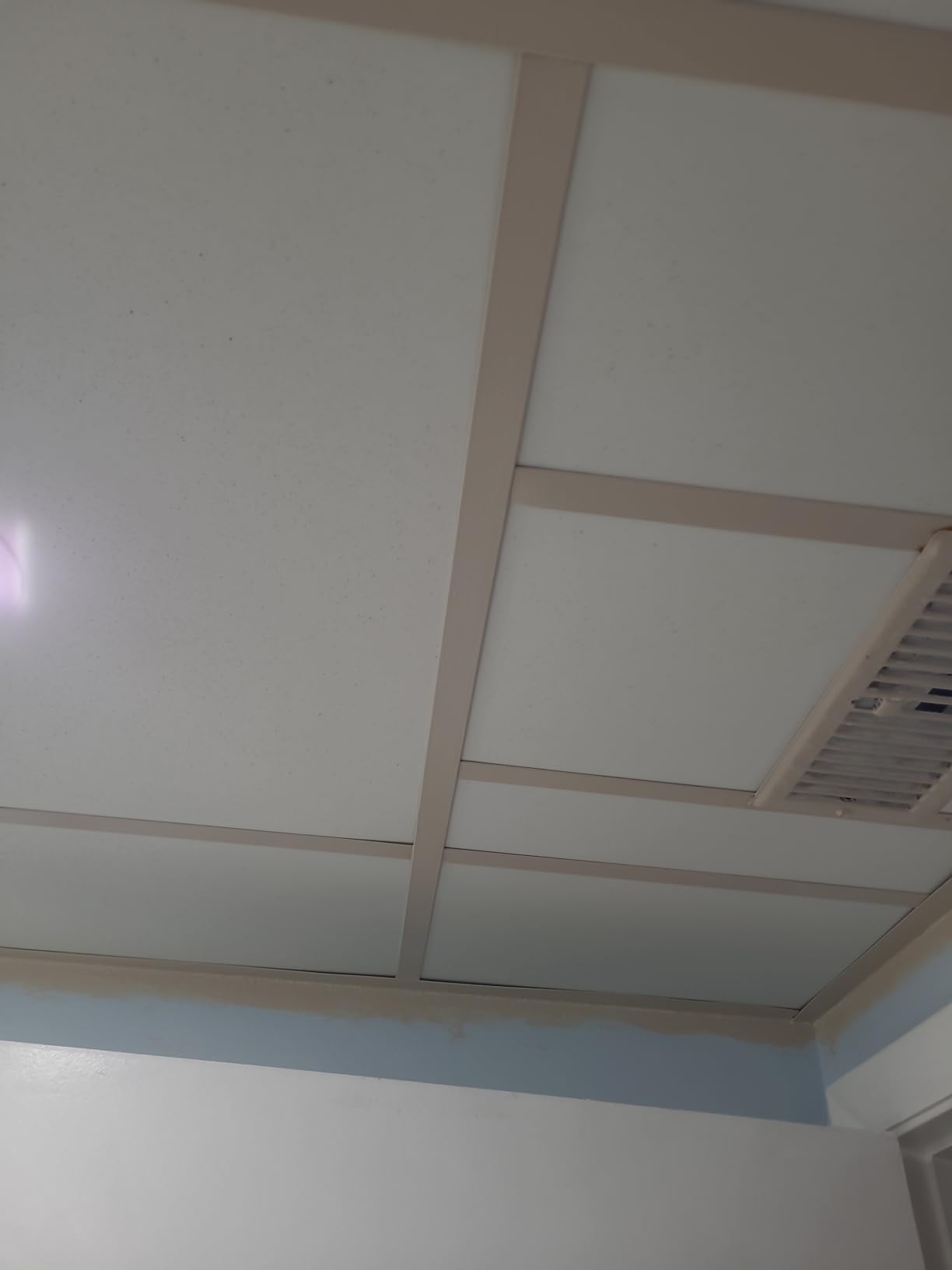 PVC Drop Ceiling Tiles 2x2 ft – Waterproof, Fire-Rated, High-Grade PVC, Easy Lay-in Installation for 15/16