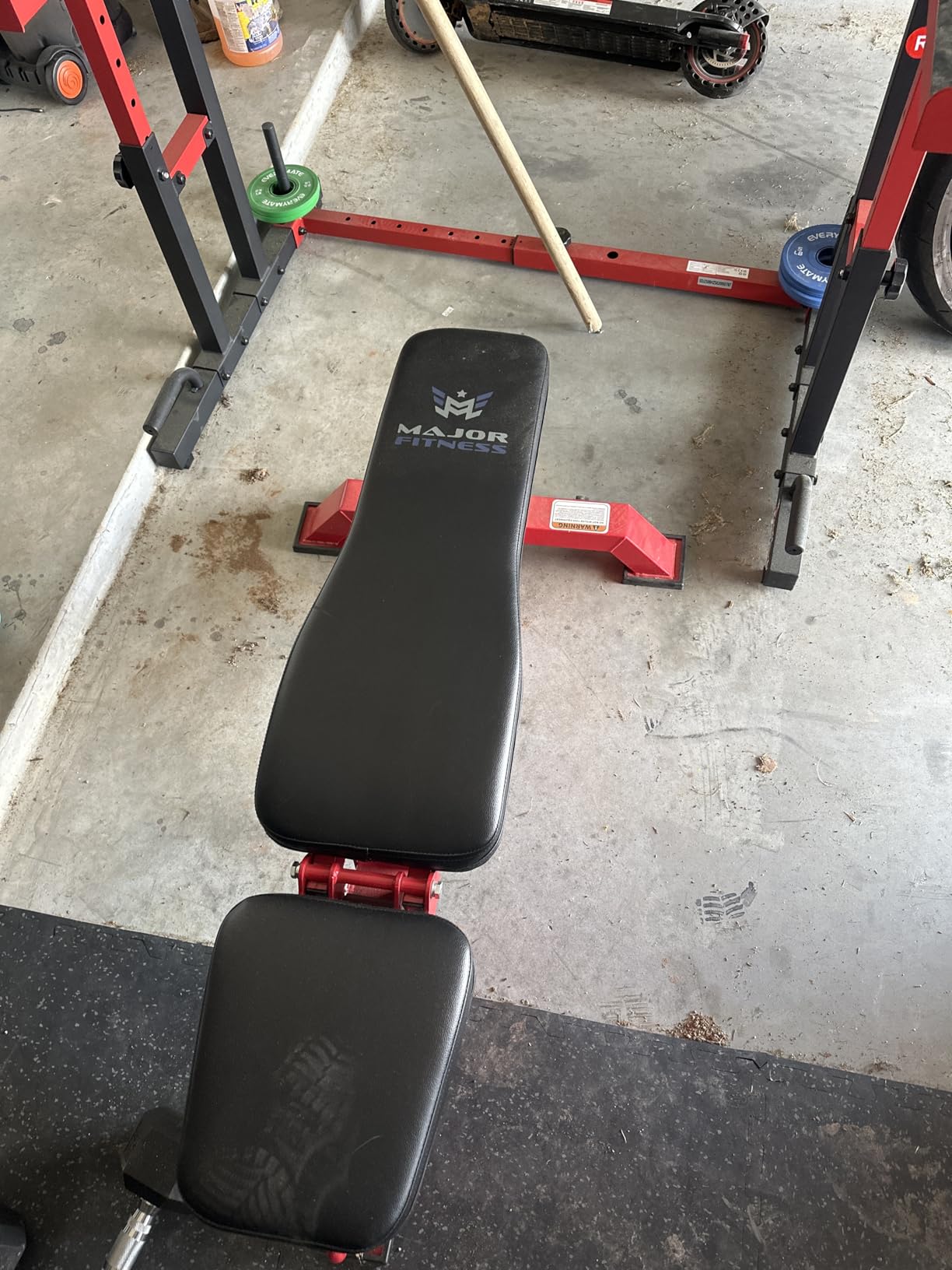 MAJOR FITNESS Weight Bench - 1300LBS Weight Capacity and 36 Adjustable Positions Strength Training Bench for Garage and Home Gym customer photo 1