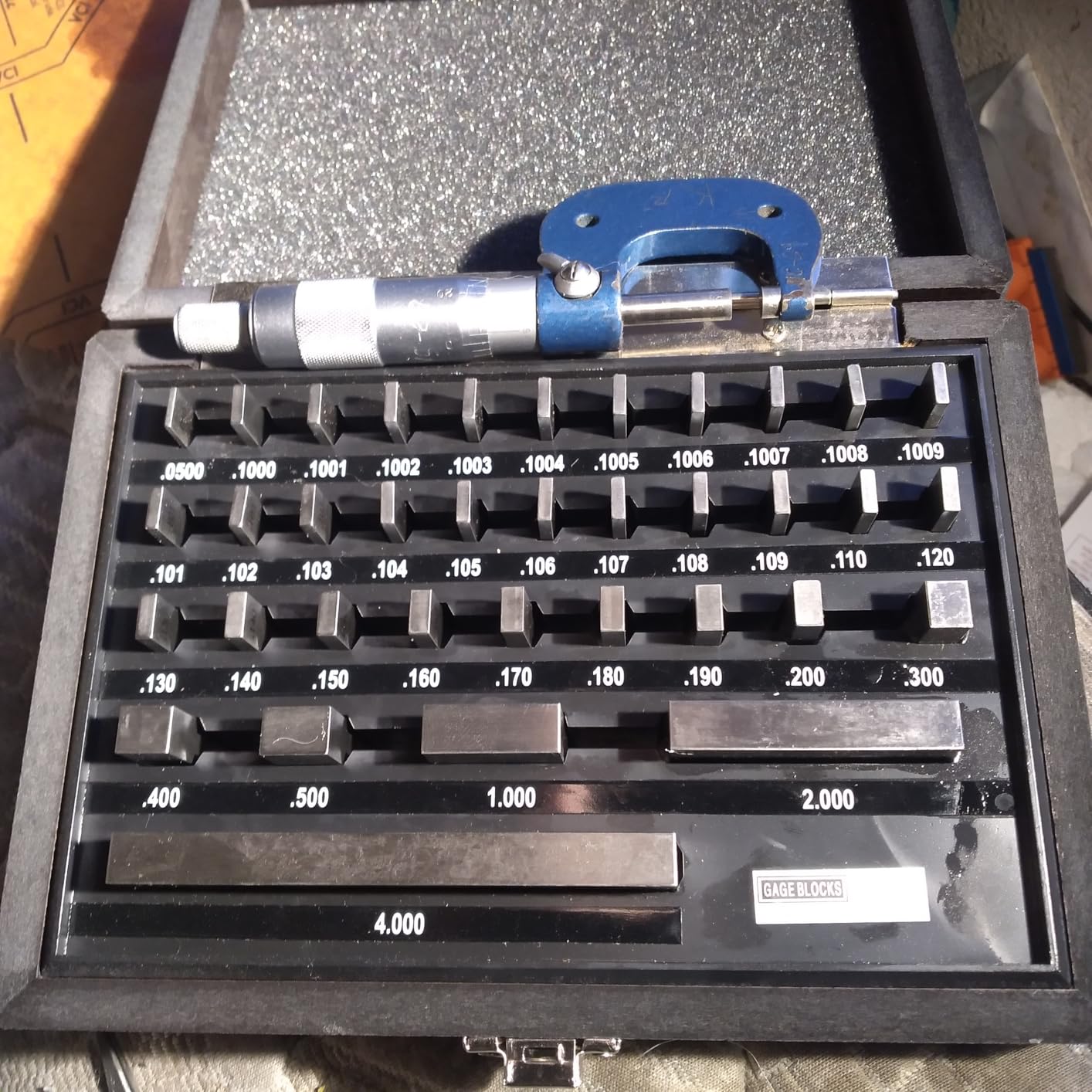 HFS 81 PC Gauge Block Set Economy Grade Calibration NIST-Traceable customer photo 1