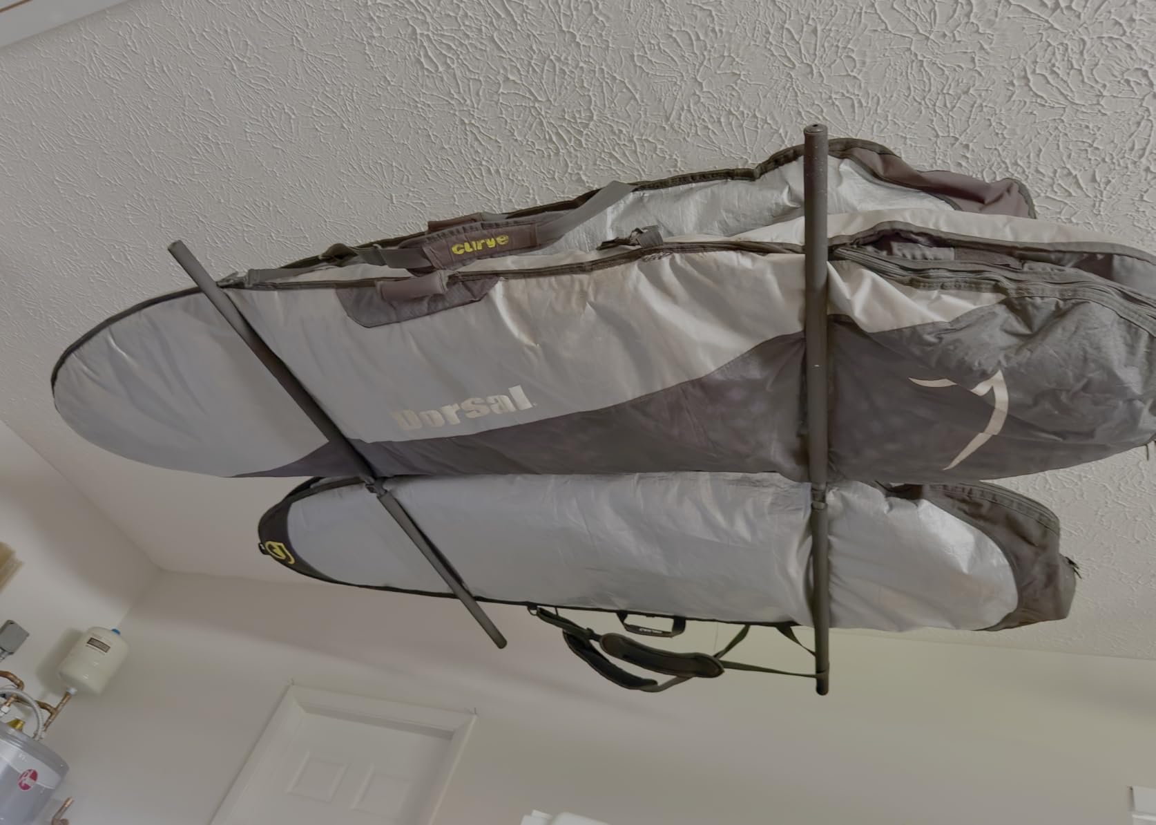 GoSports Kayak Rack for Garage Ceiling Mount - Adjustable Storage Hangers for 2 Kayaks, SUPs, or Surfboards customer photo 1