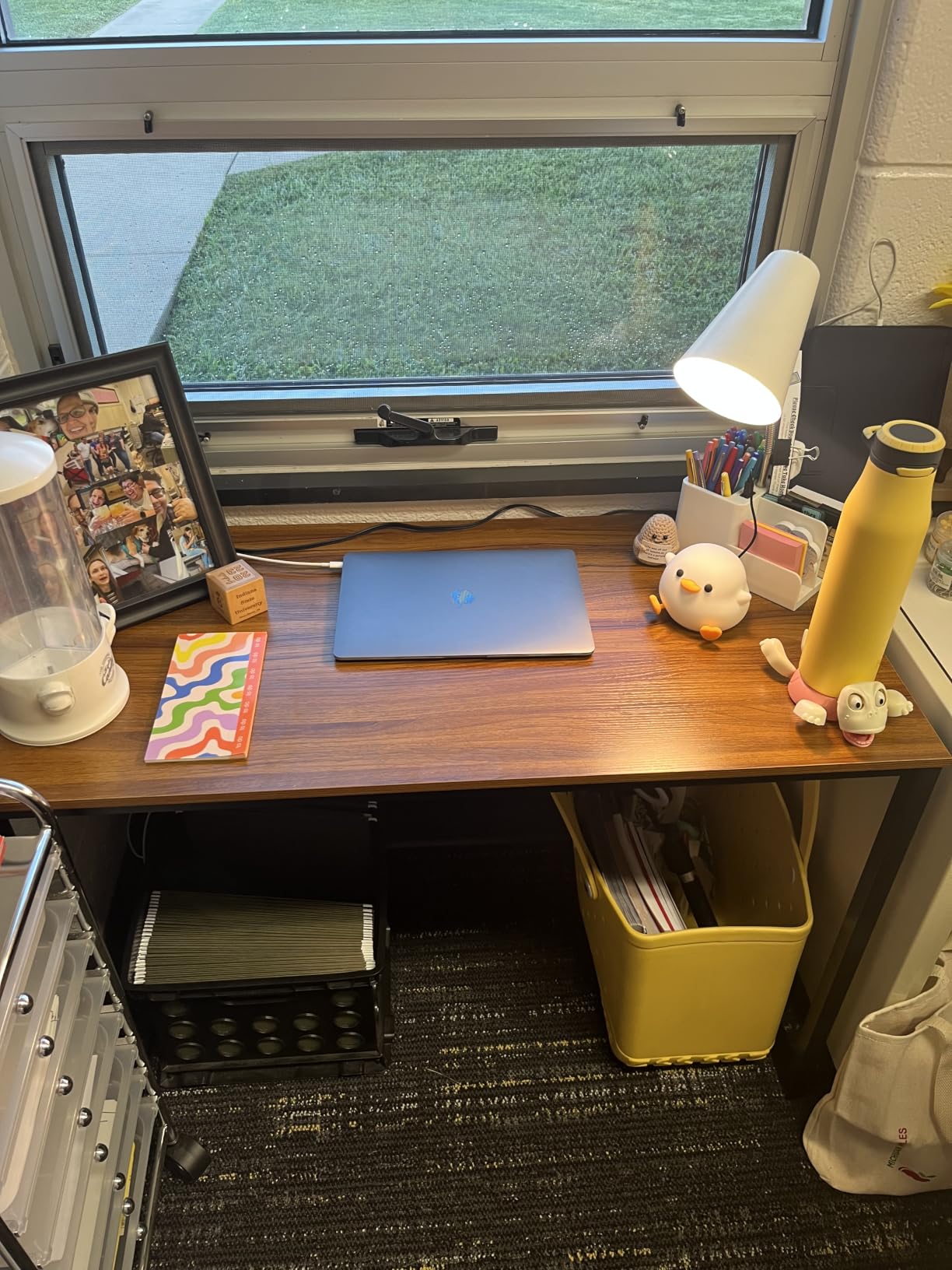 SHW Mission 55-Inch Home Office Computer Desk, Walnut customer photo 1