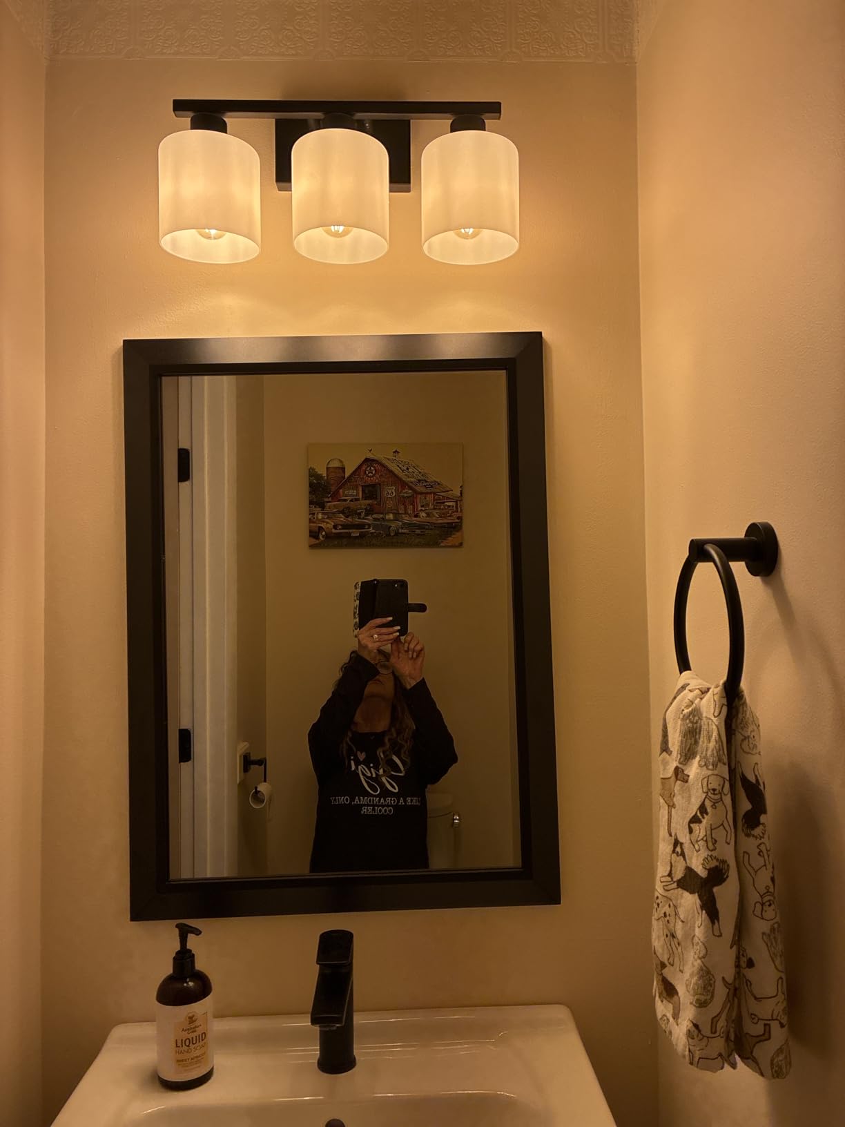 18 Inches Bathroom Light Fixtures Over Mirror Brushed Nickel customer photo 1