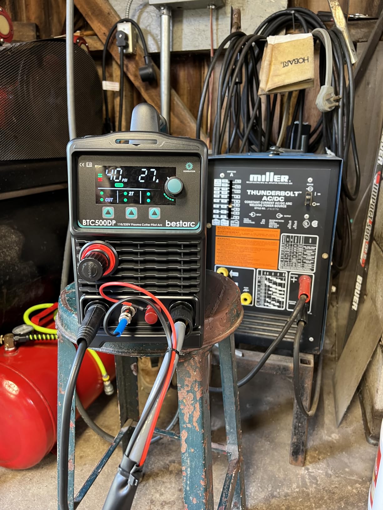 Bestarc 50A Plasma Cutter, Non-Touch HF Pilot Arc, 110/220V Dual Voltage customer photo 1