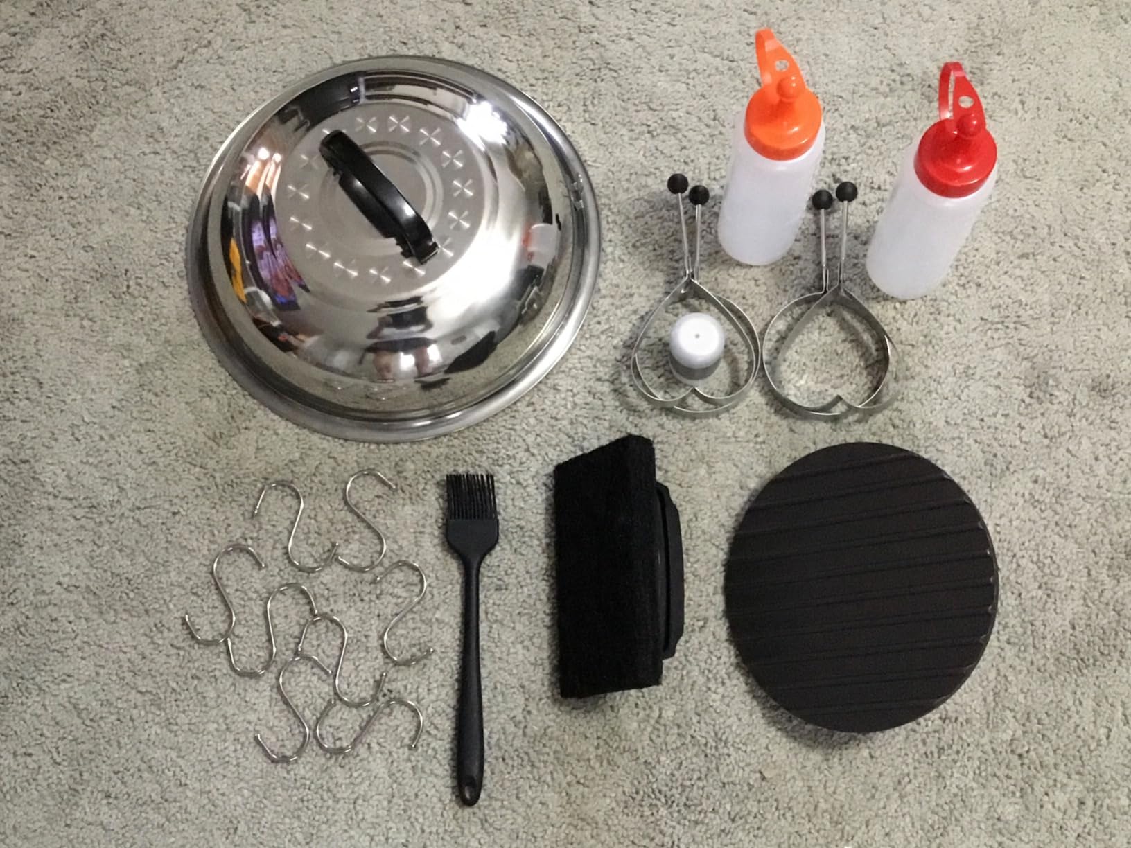 Griddle Accessories Kit, Terlulu 29 PCS Flat Top Grill Accessories for Blackstone and Camp Chef, Metal Spatula Set with Burger Press, Melting Dome, Scraper, Tongs, Carry Bag for Outdoor Grilling BBQ customer photo 1