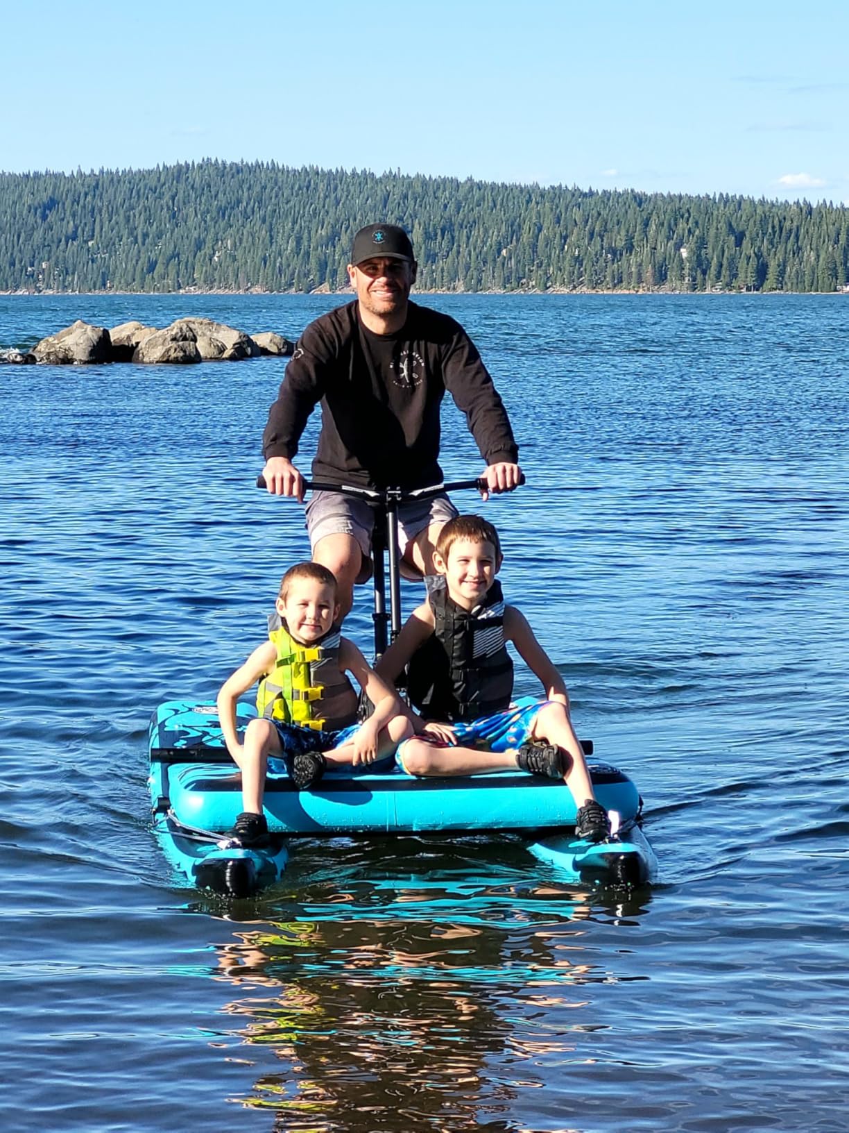 Spatium Sup Water Bike 2.0 Inflatable Pedal Boat Kayak Water Bicycles for Lake Fishing Pedal Boat More Stable and Easy to Drive on Water customer photo 1