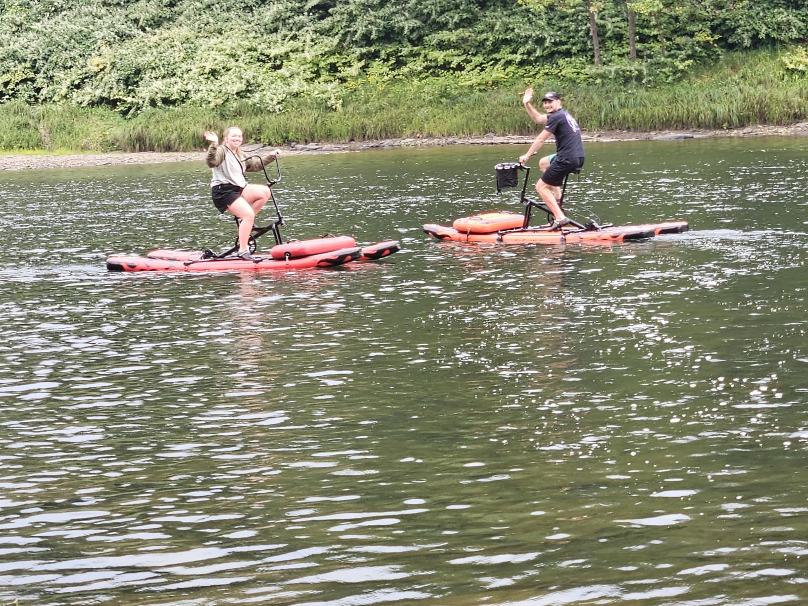 Spatium Sup Water Bike 2.0 Inflatable Pedal Boat Kayak Water Bicycles for Lake Fishing Pedal Boat More Stable and Easy to Drive on Water customer photo 2