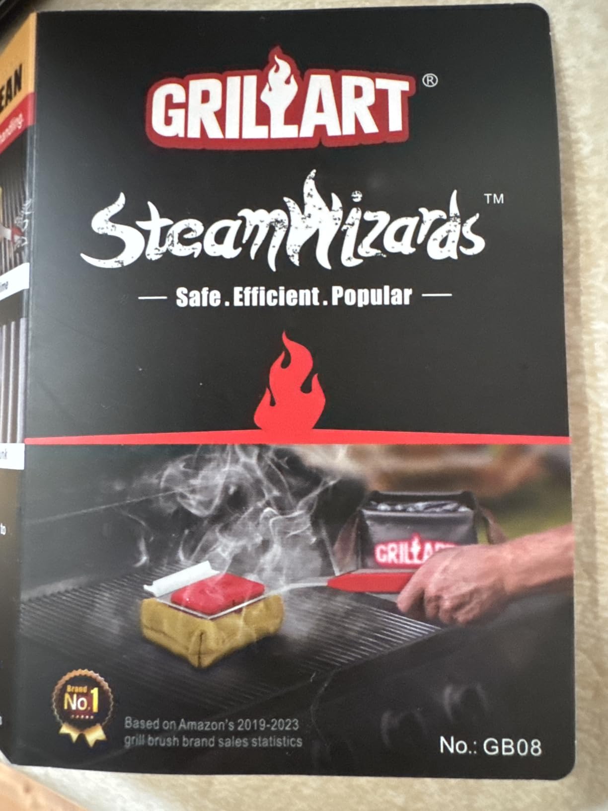 GRILLART SteamWizards Grill Brush Bristle Free, Seamless-Fit Scrub Scraper customer photo 2