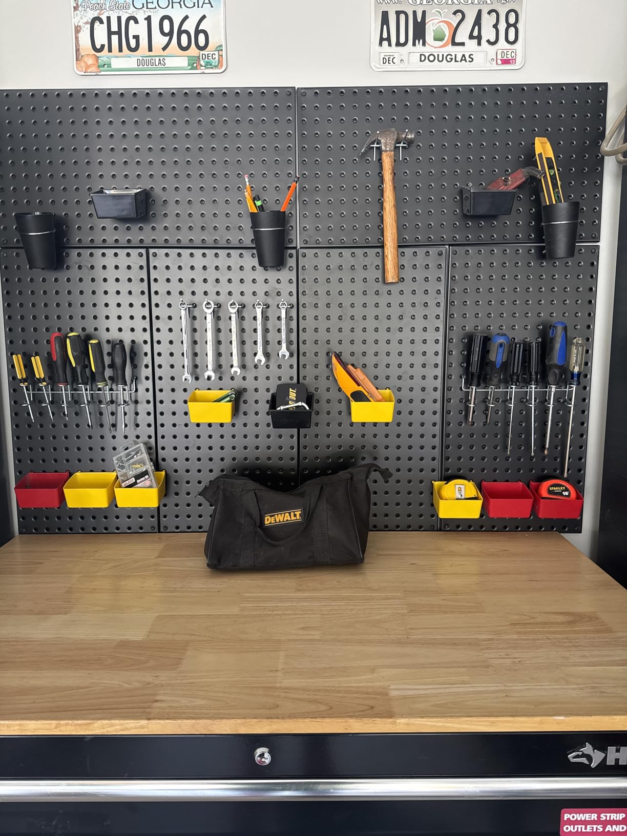 Ultrawall Metal Pegboard Wall Panels, Peg Boards for Garage Tool Storage customer photo 2