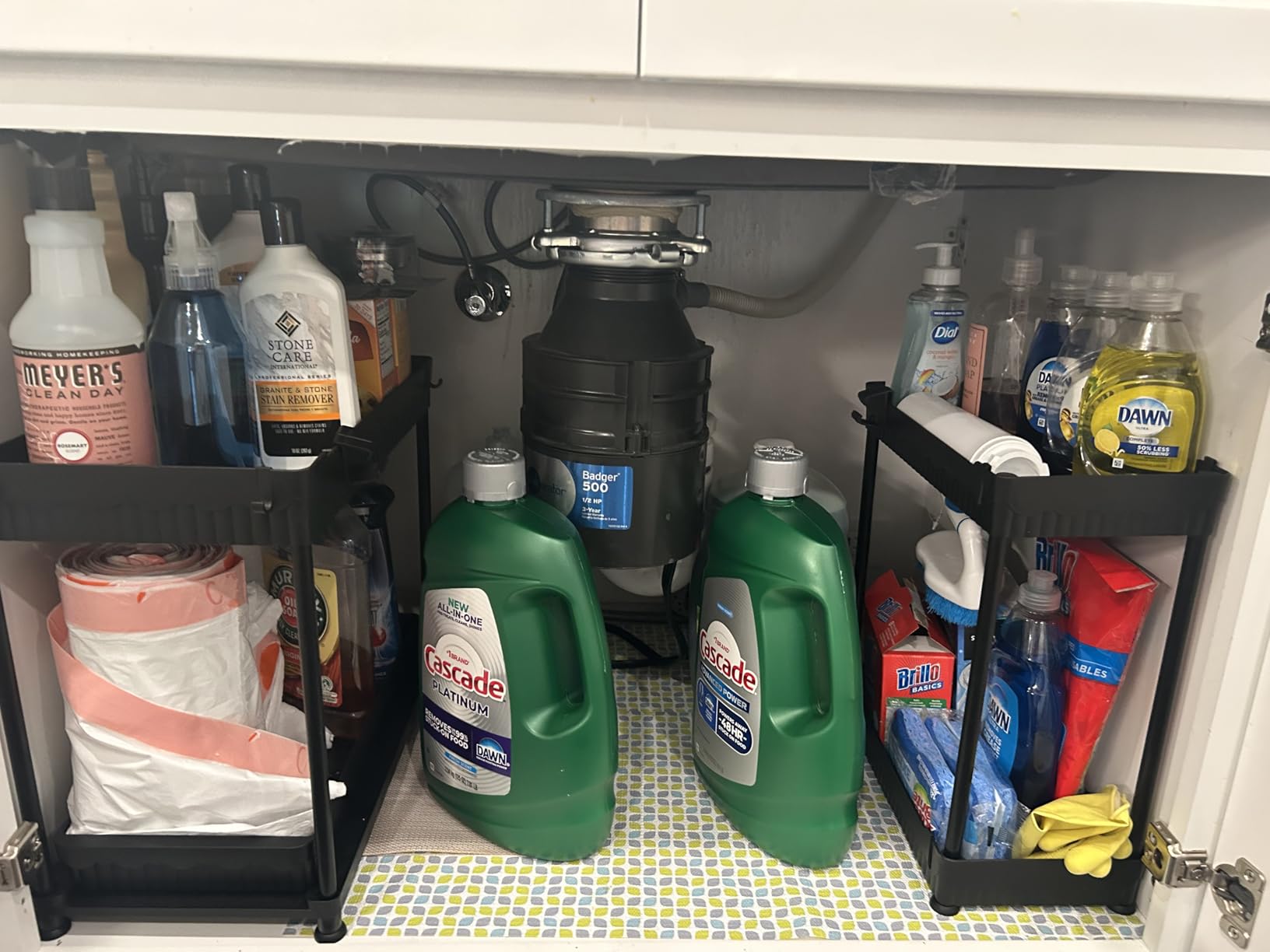 Sevenblue 3-Pack 2-Tier Under Sink Organizers with Sliding Drawers customer photo 1
