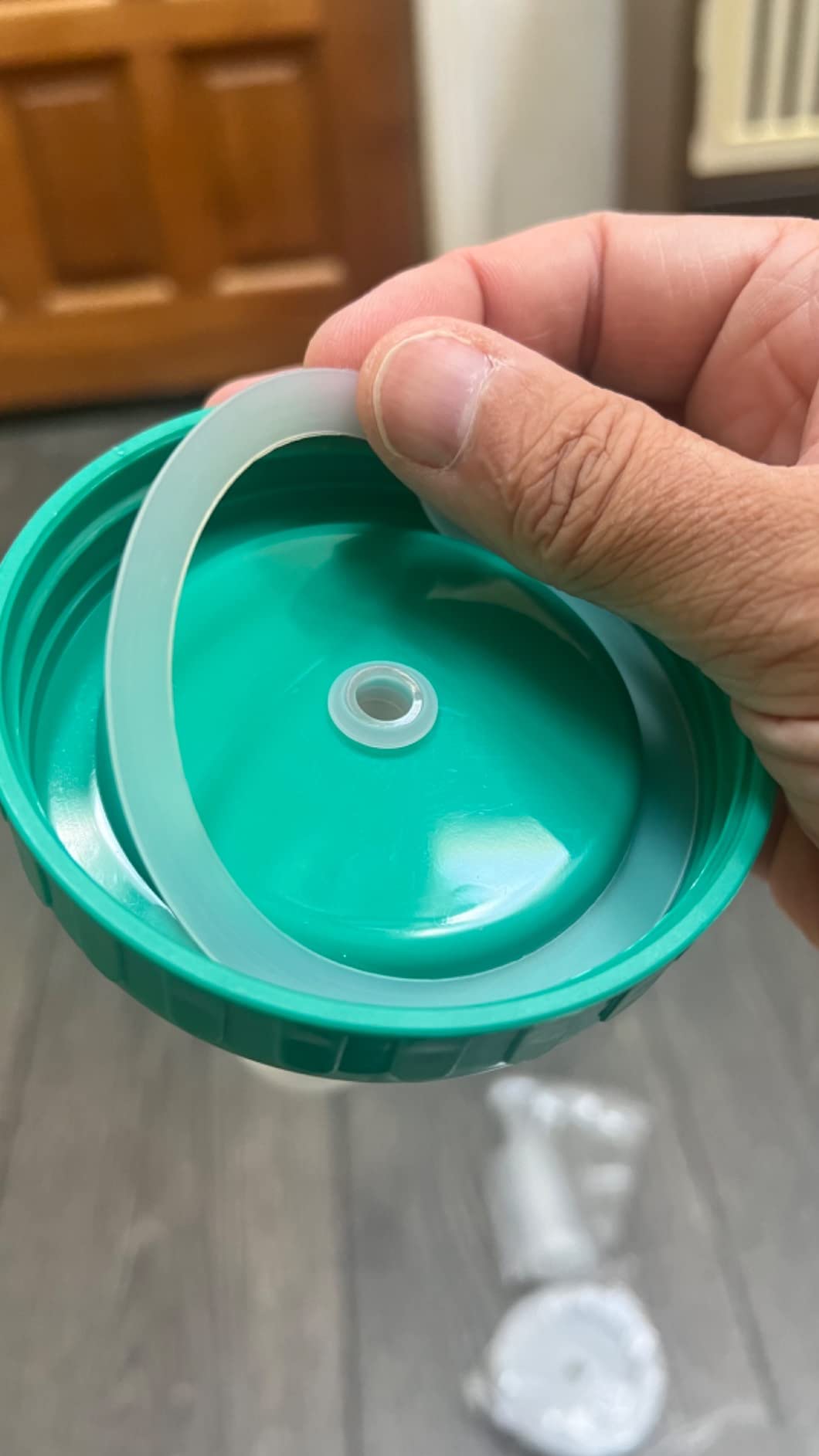 Elementi Mason Jar Fermentation Lids - Easy to Use Fermenting Lids for Wide Mouth Mason Jars - Make Delicious Sauerkraut & Kimchi, Airlocks Fermentation Kit, Burping Air Lock Fermenters - Set of 2 customer photo 2